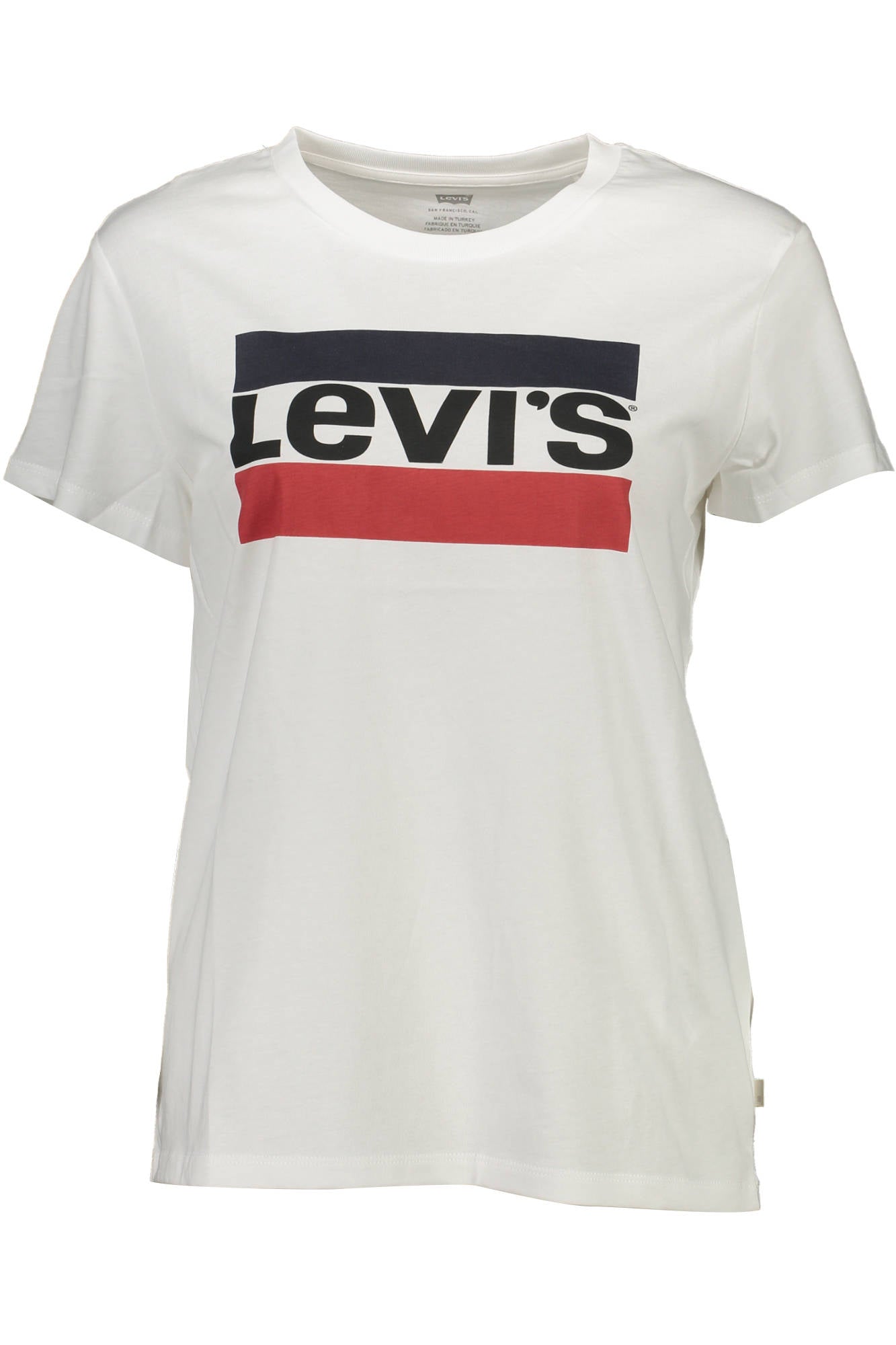 LEVI'S T-SHIRT MANICHE CORTE DONNA BIANCO