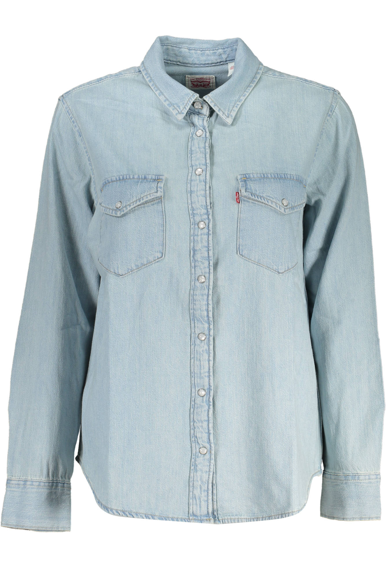 LEVI'S CAMICIA MANICHE LUNGHE DONNA AZZURRO