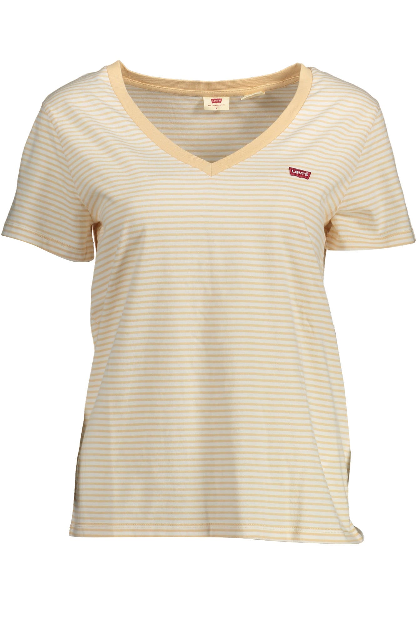 LEVI'S T-SHIRT MANICHE CORTE DONNA BEIGE