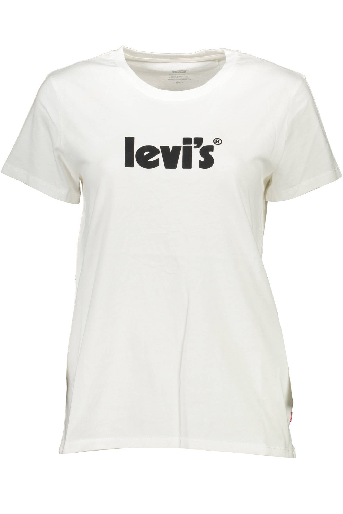 LEVI'S T-SHIRT MANICHE CORTE DONNA BIANCO