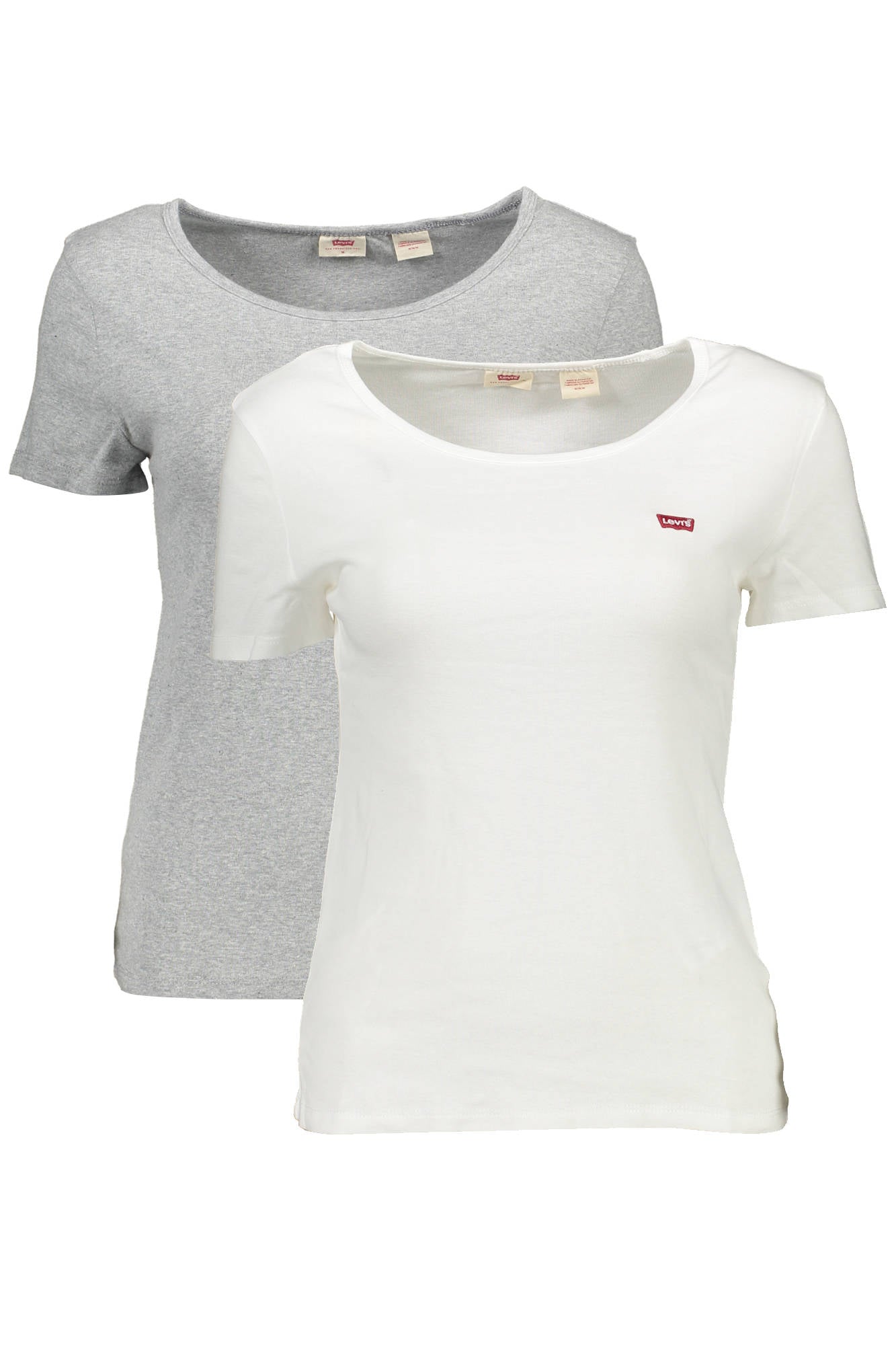 LEVI'S T-SHIRT MANICHE CORTE DONNA GRIGIO