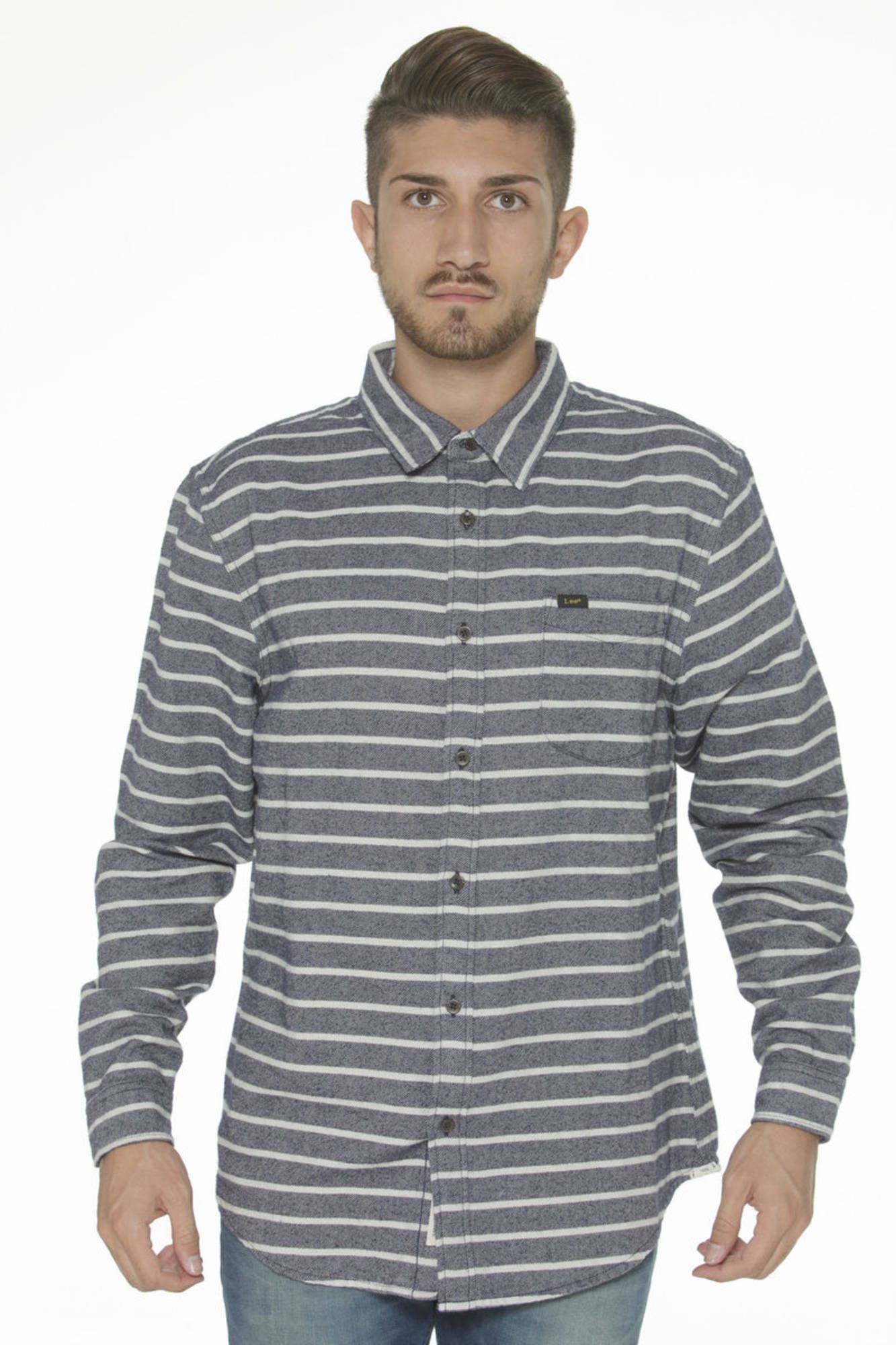LEE CAMICIA MANICHE LUNGHE UOMO BLU