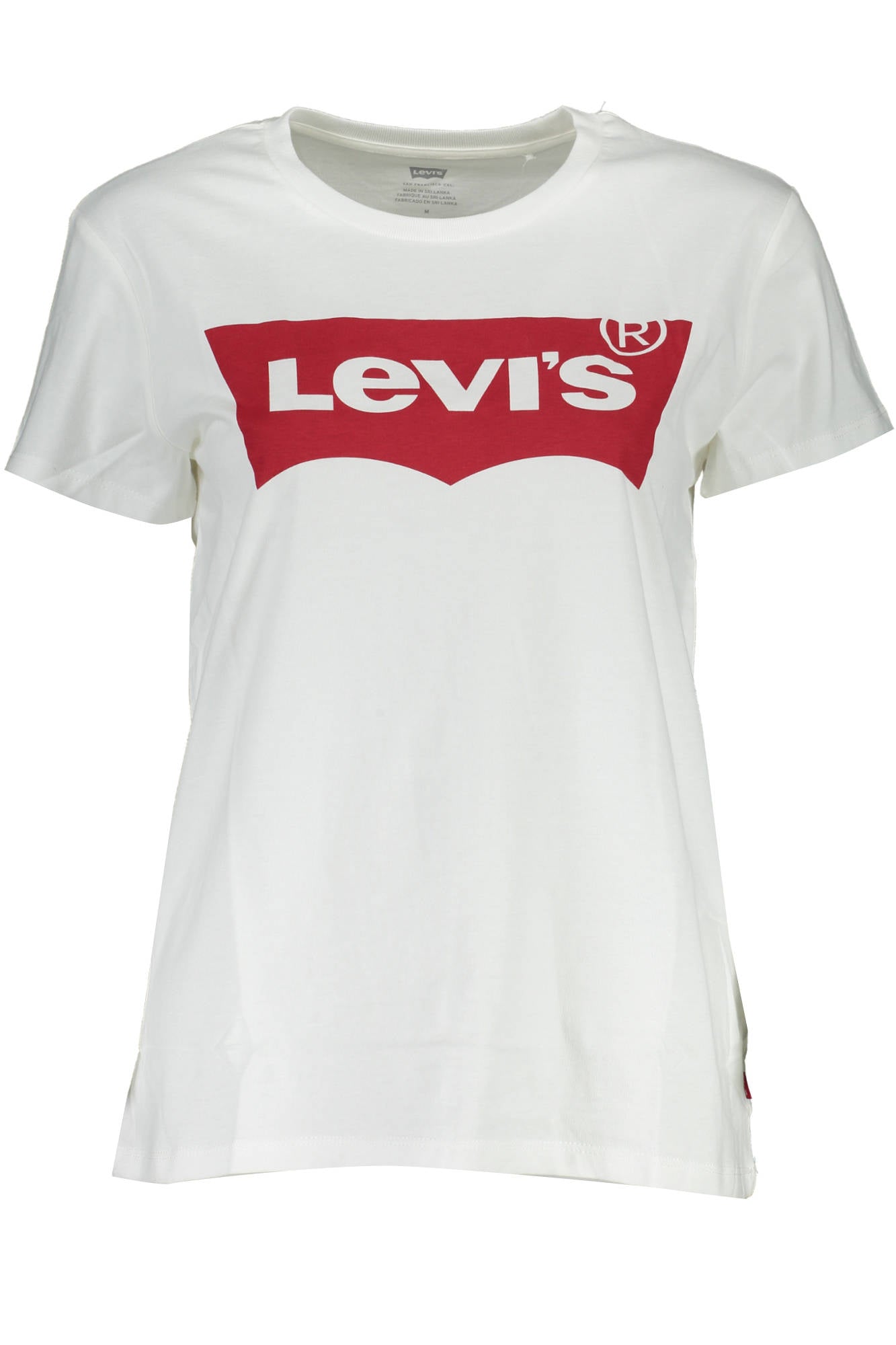LEVI'S T-SHIRT MANICHE CORTE DONNA BIANCO