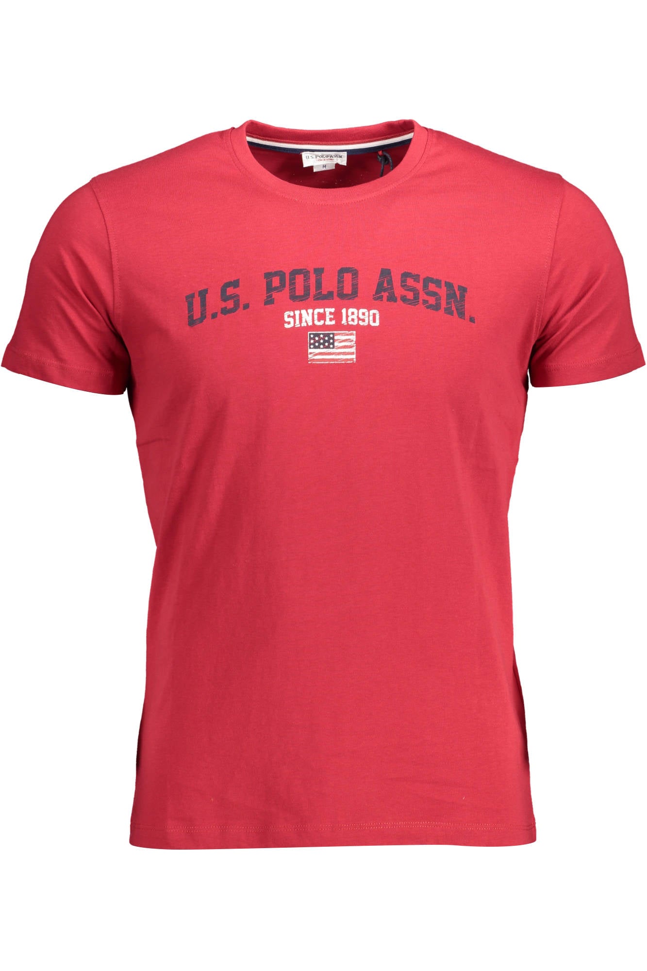 U.S. POLO T-SHIRT MANICHE CORTE UOMO ROSSO
