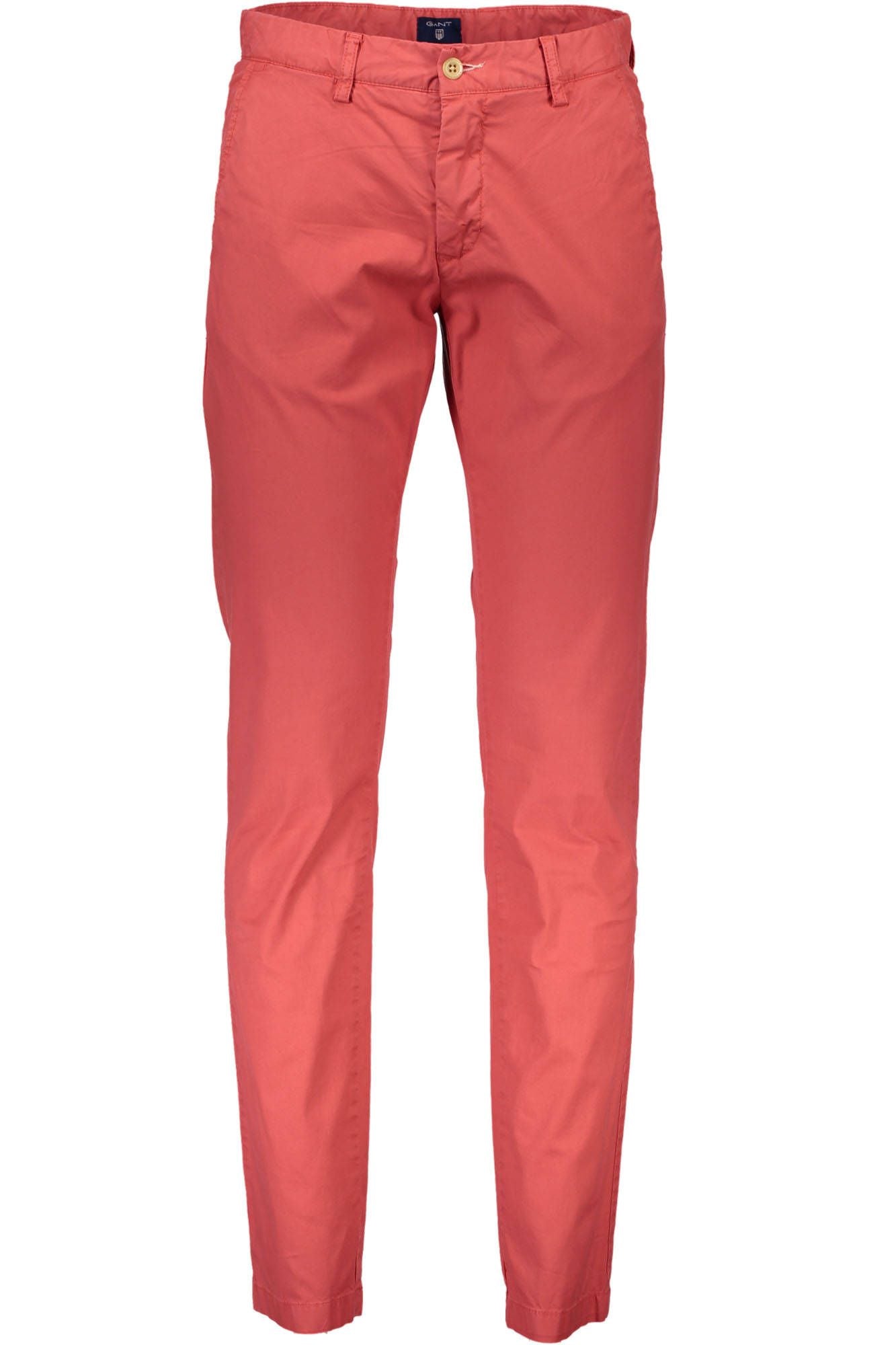 GANT PANTALONE UOMO ROSSO