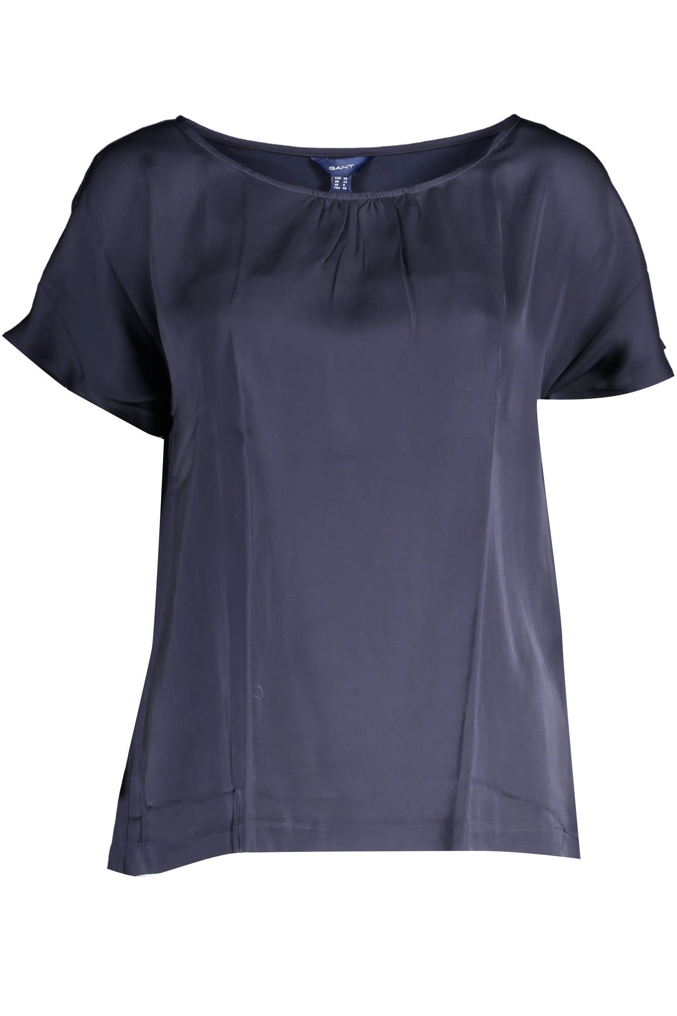 GANT T-SHIRT MANICHE CORTE DONNA BLU