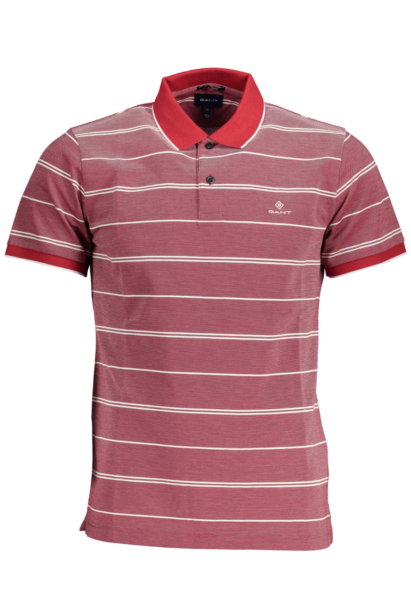 GANT POLO MANICHE CORTE UOMO ROSSO