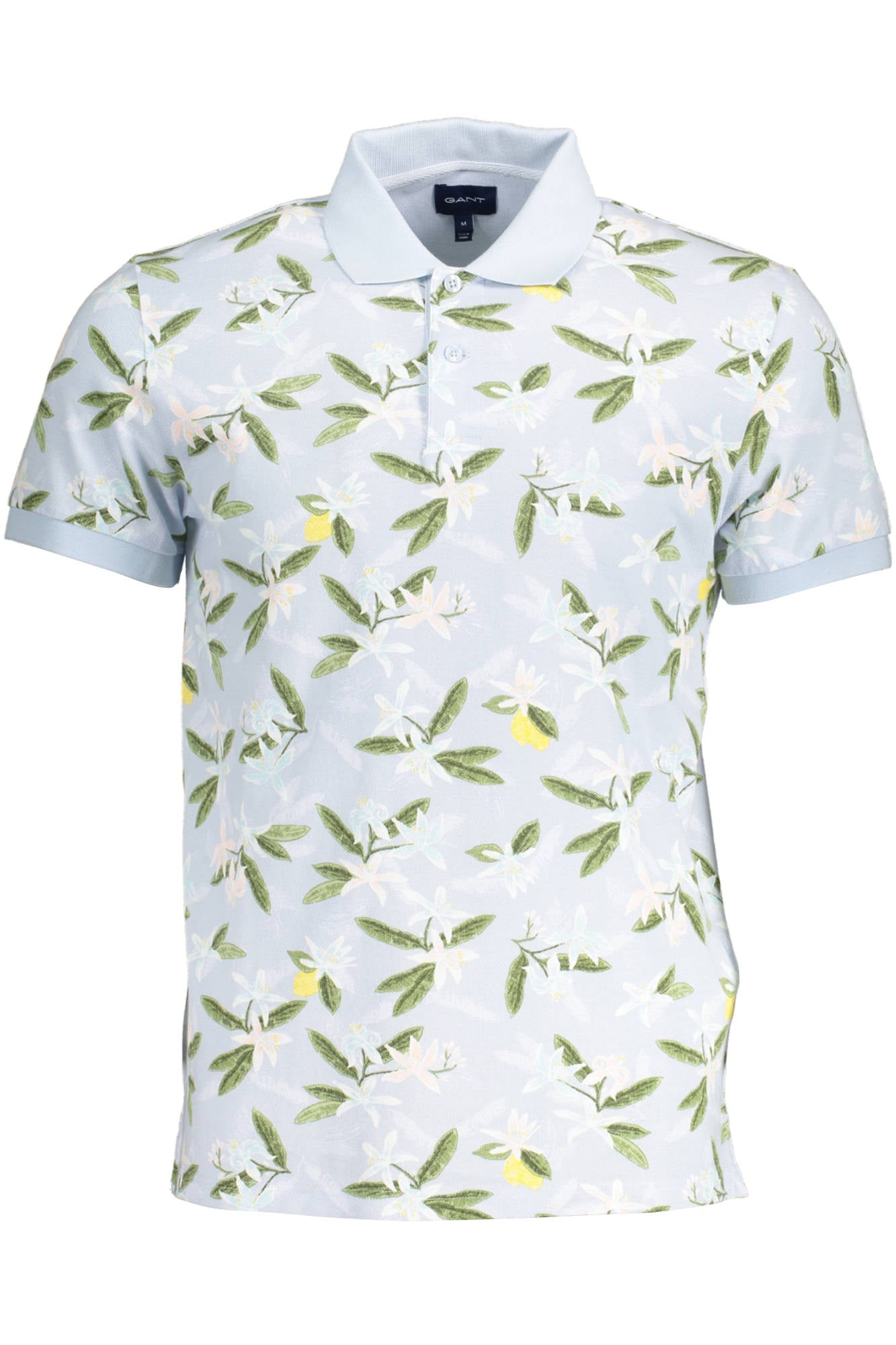 GANT POLO MANICHE CORTE UOMO AZZURRO