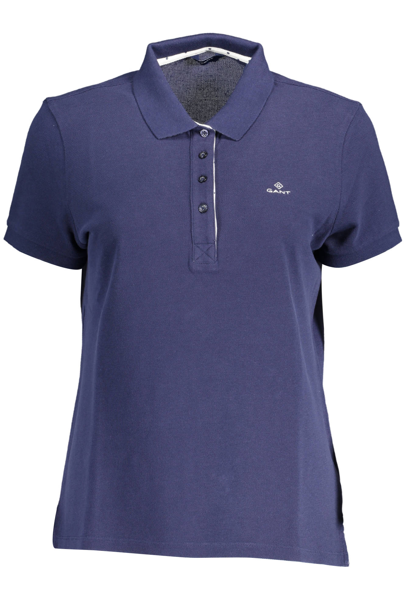 GANT POLO MANICHE CORTE DONNA BLU