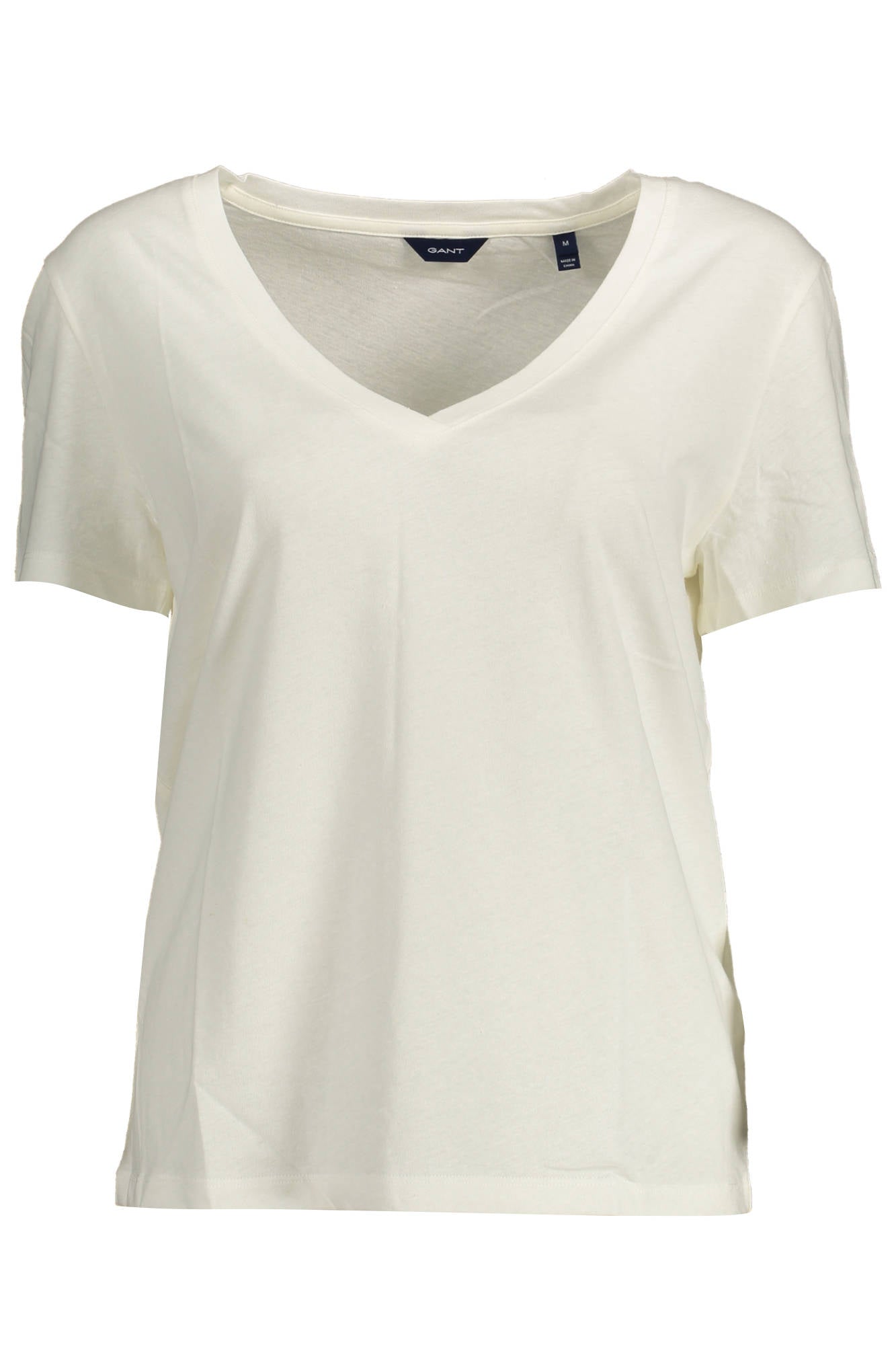 GANT T-SHIRT MANICHE CORTE DONNA BIANCO