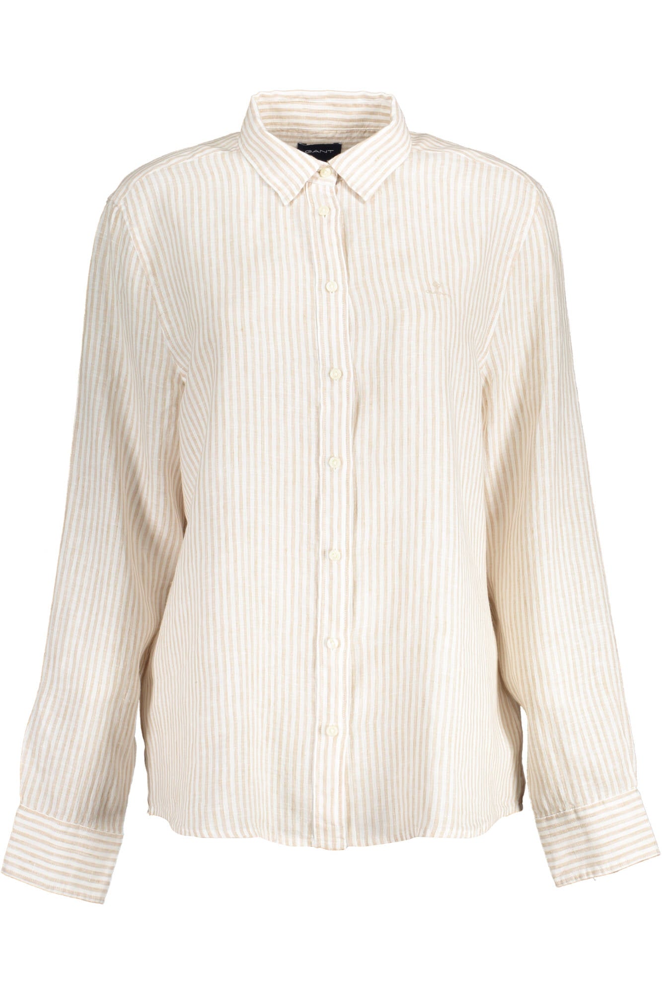 GANT CAMICIA MANICHE LUNGHE DONNA BEIGE