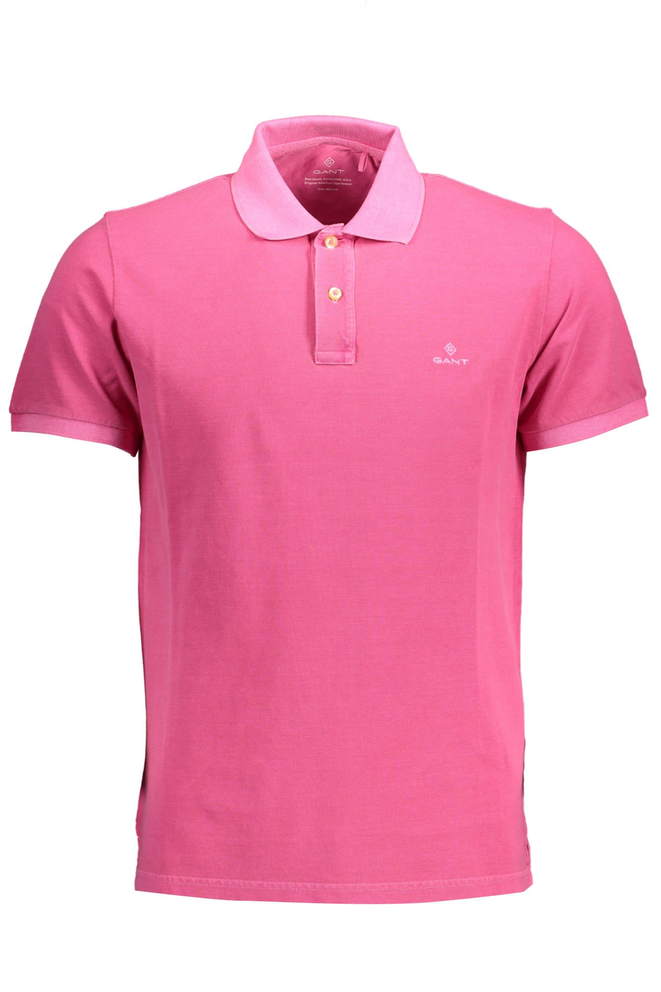 GANT POLO MANICHE CORTE UOMO ROSA