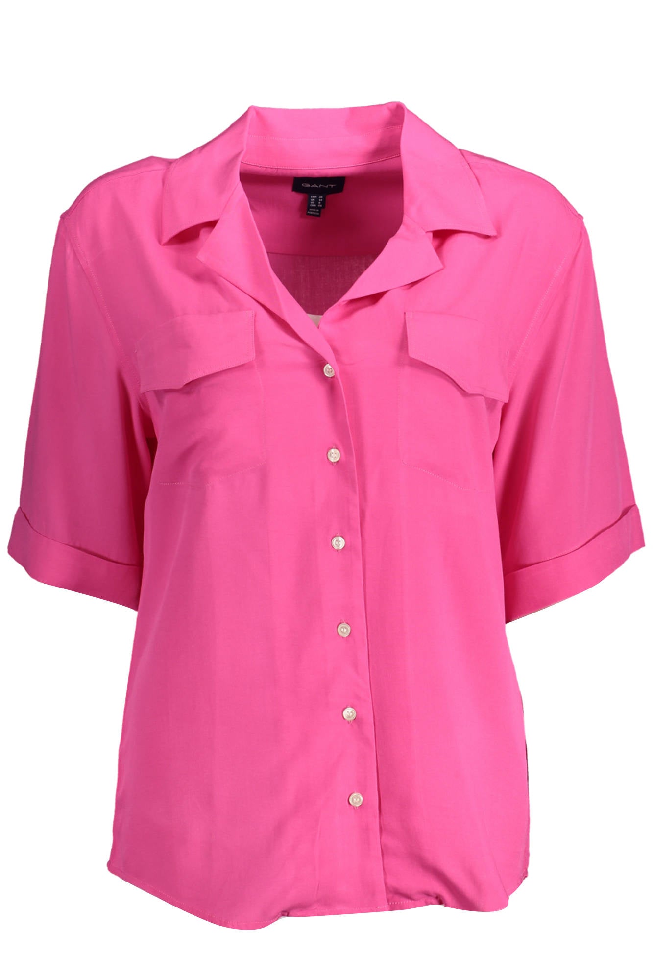 GANT CAMICIA MANICHE CORTE DONNA ROSA