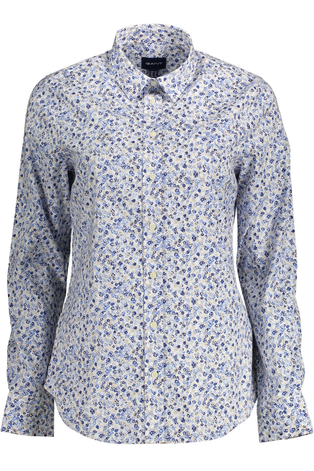 GANT CAMICIA MANICHE LUNGHE DONNA AZZURRO