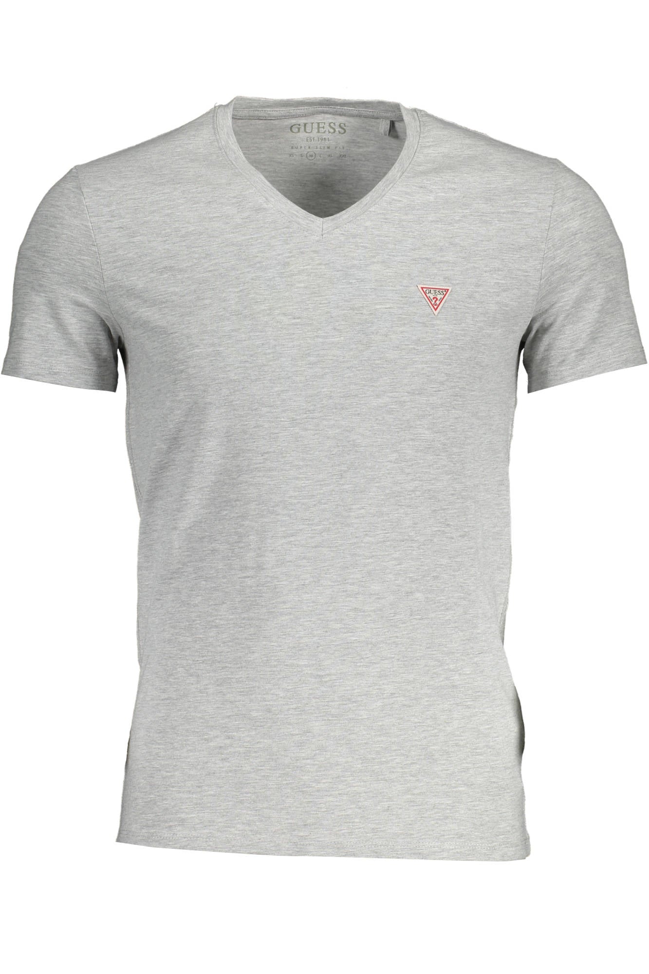 GUESS JEANS T-SHIRT MANICHE CORTE UOMO GRIGIO