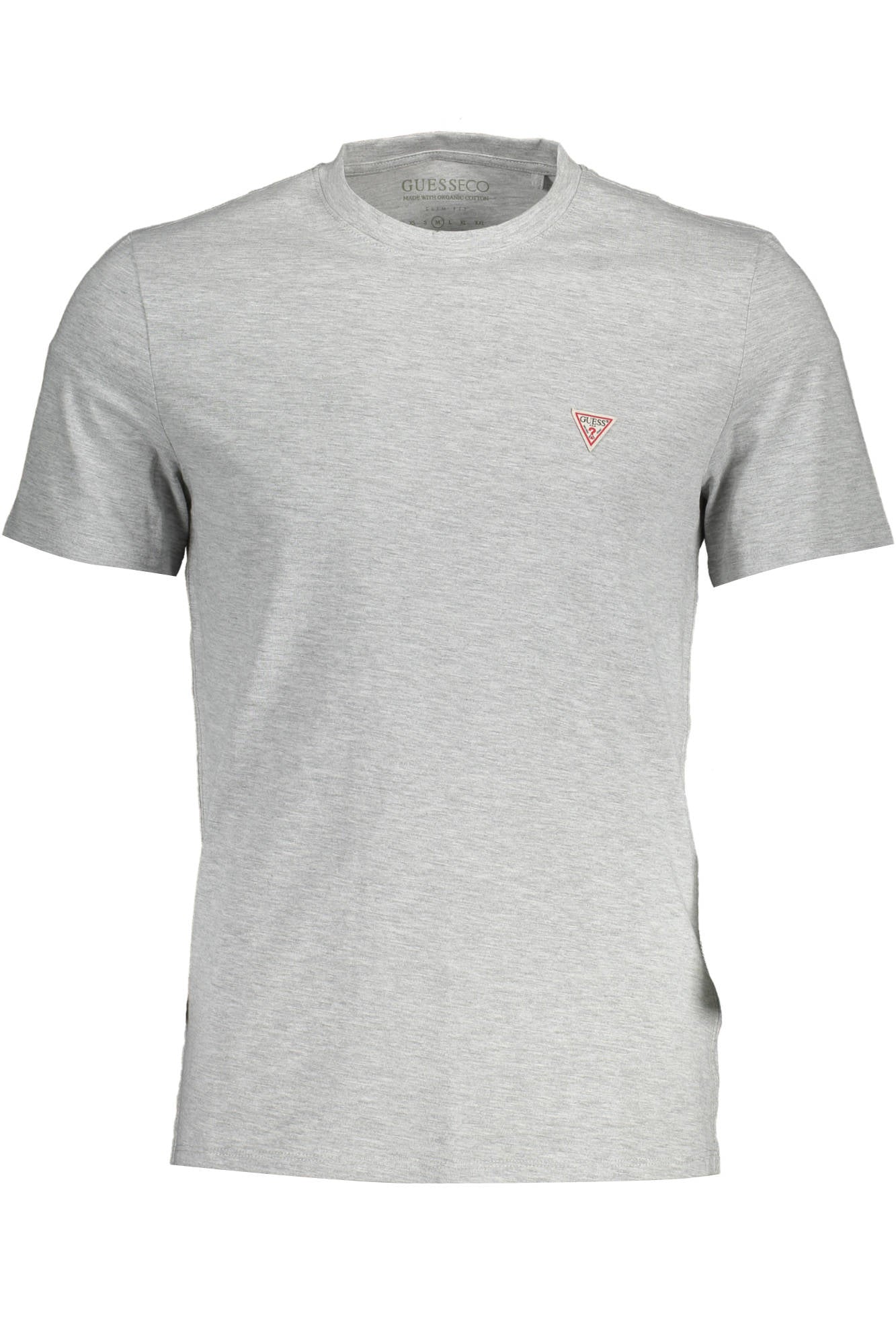 GUESS JEANS T-SHIRT MANICHE CORTE UOMO GRIGIO