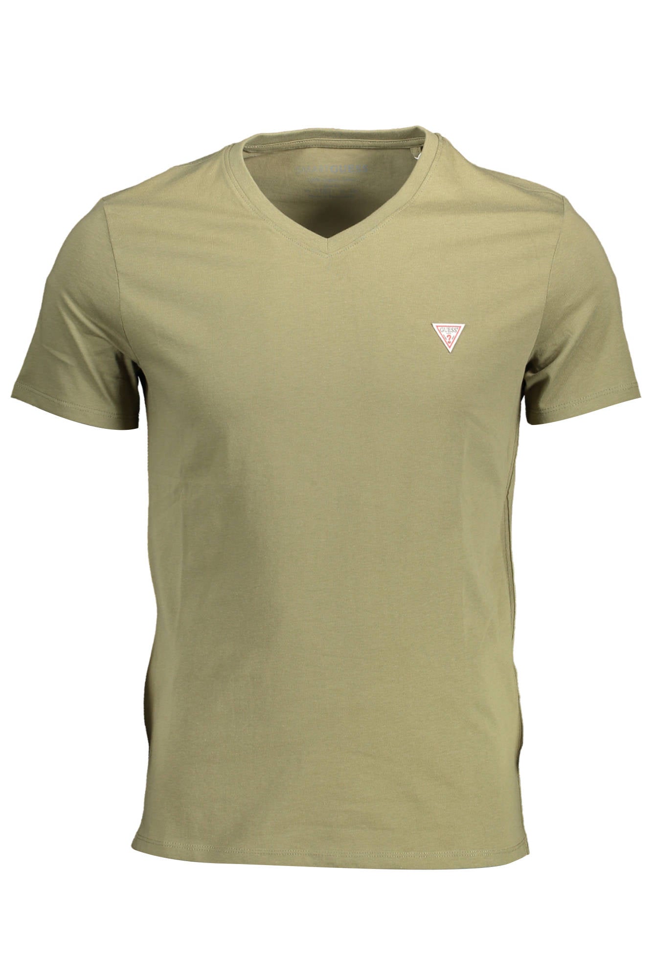 GUESS JEANS T-SHIRT MANICHE CORTE UOMO VERDE