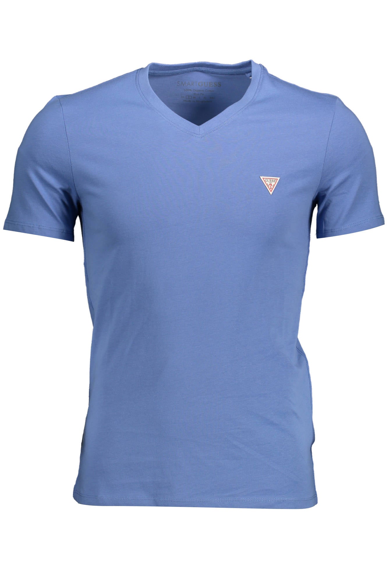 GUESS JEANS T-SHIRT MANICHE CORTE UOMO BLU