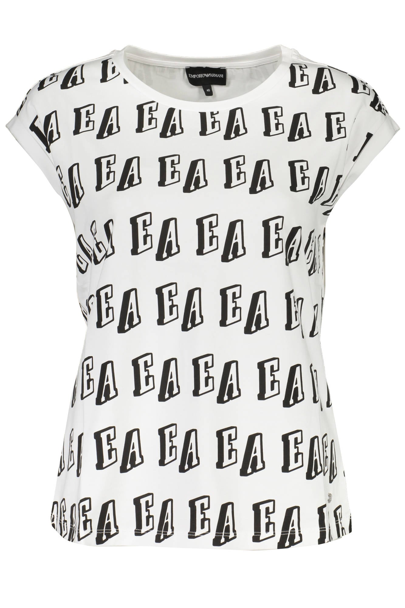 EMPORIO ARMANI T-SHIRT SENZA MANICHE DONNA BIANCO