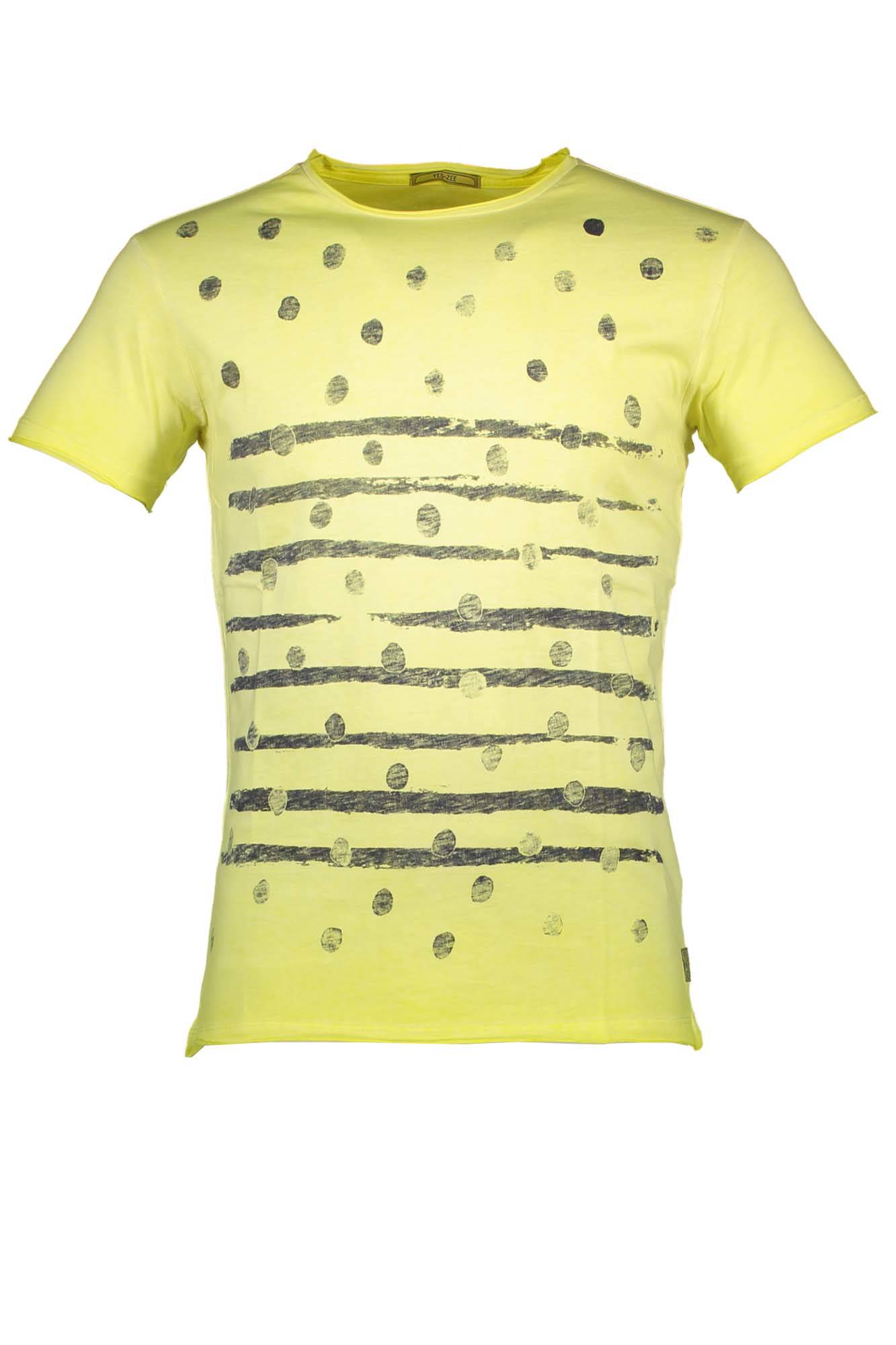 YES ZEE T-SHIRT MANICHE CORTE UOMO GIALLO