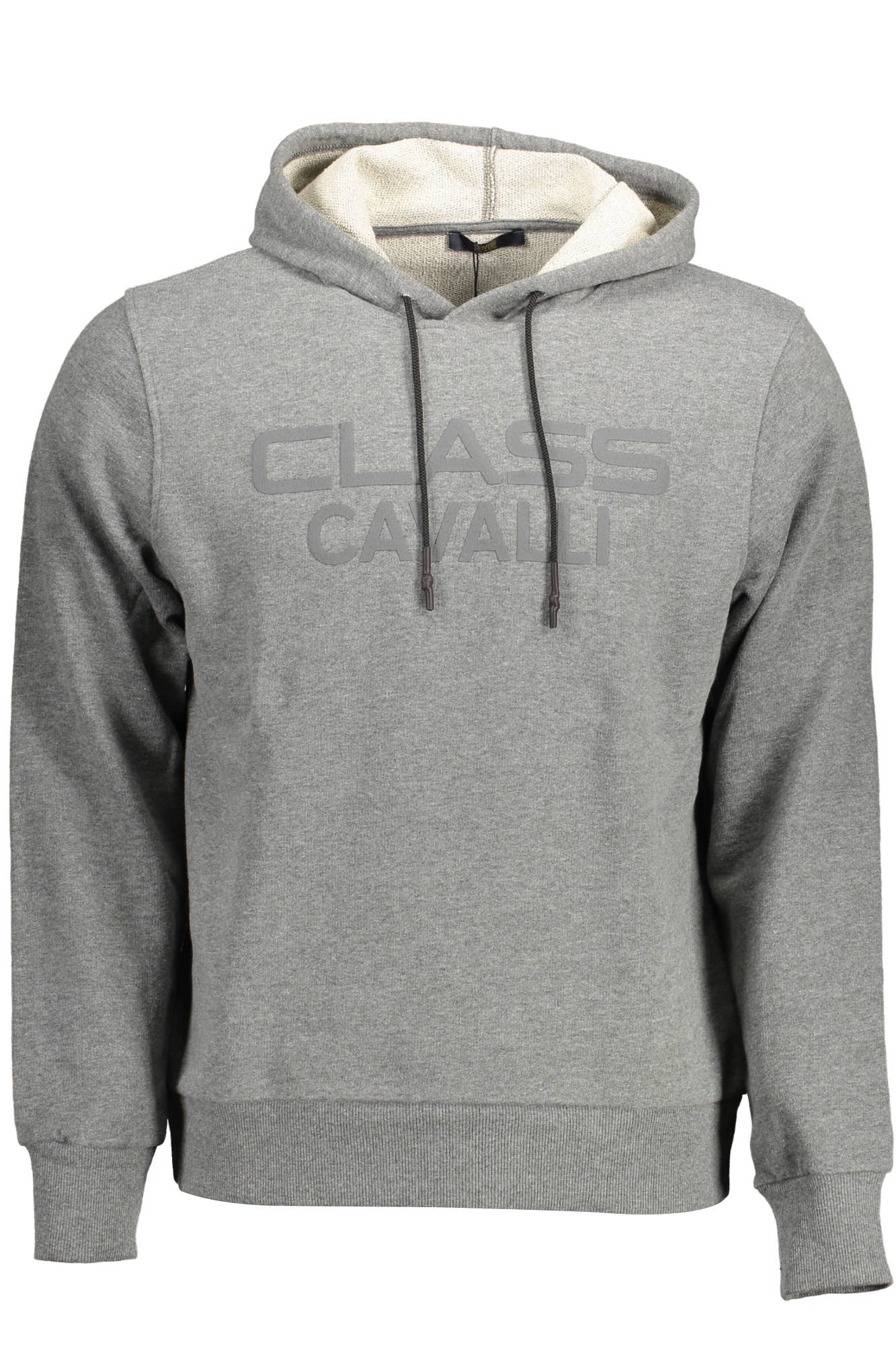 CAVALLI CLASS FELPA SENZA ZIP UOMO GRIGIO