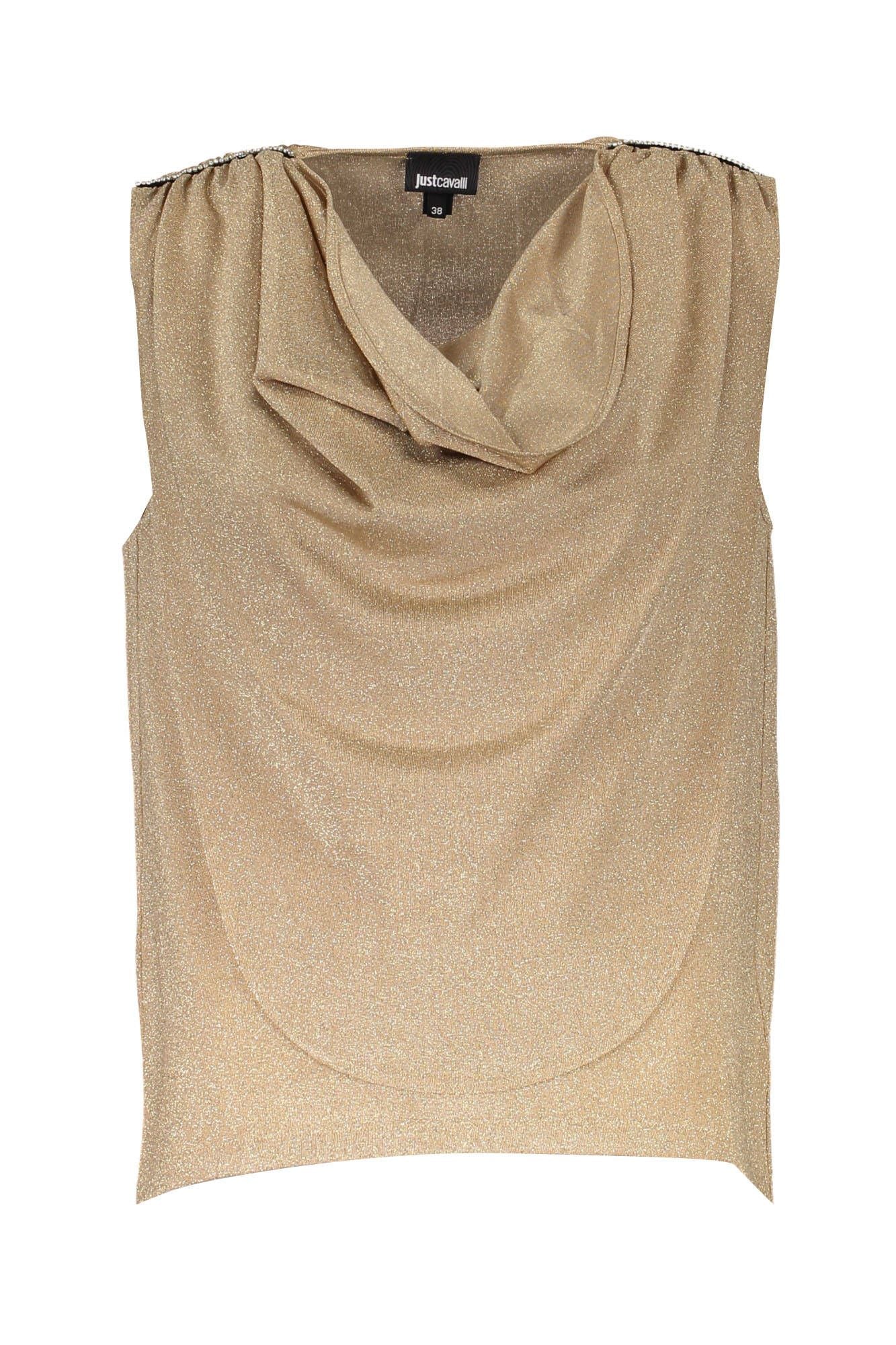 JUST CAVALLI CANOTTA DONNA ORO