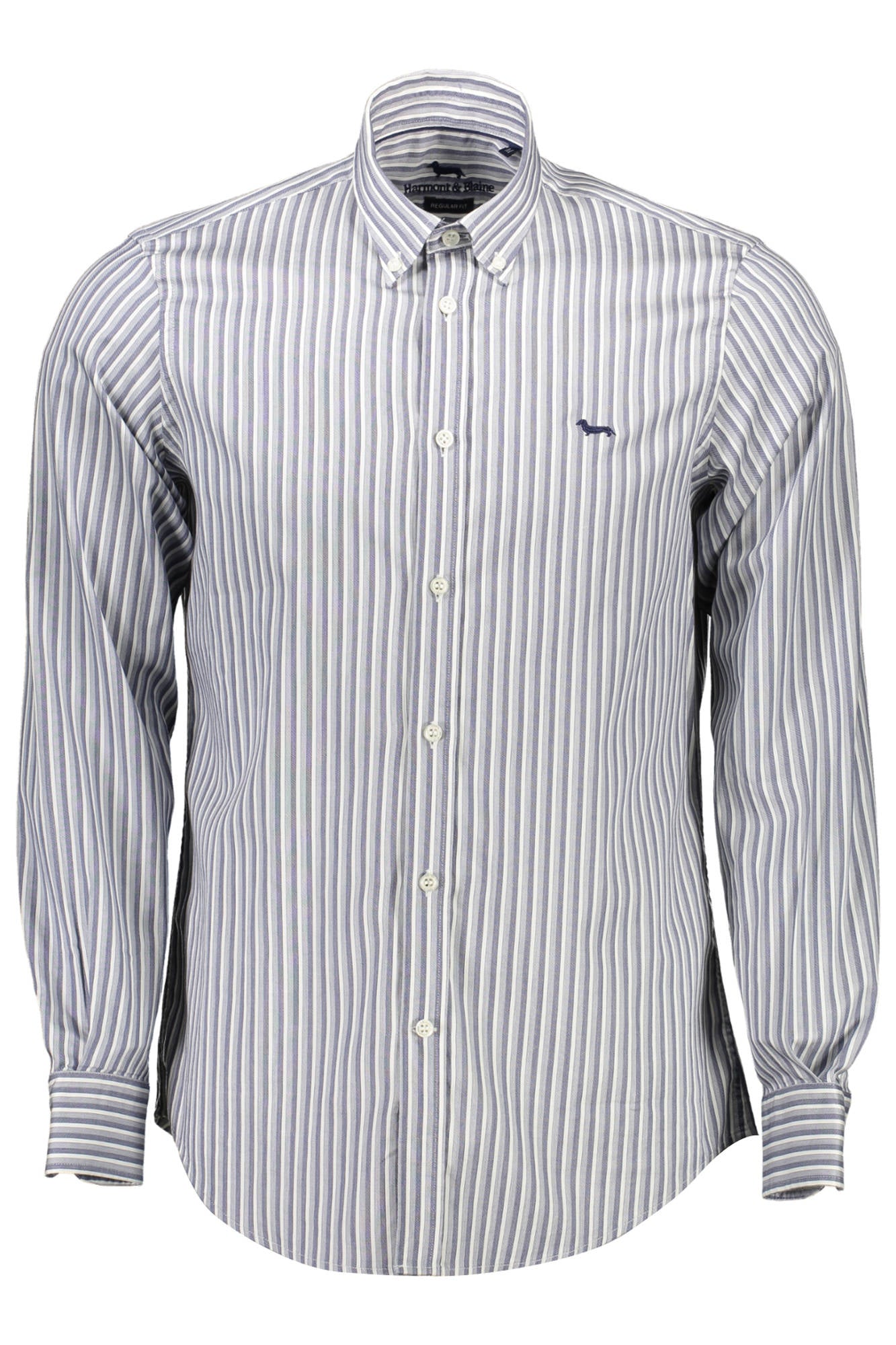HARMONT & BLAINE CAMICIA MANICHE LUNGHE UOMO AZZURRO