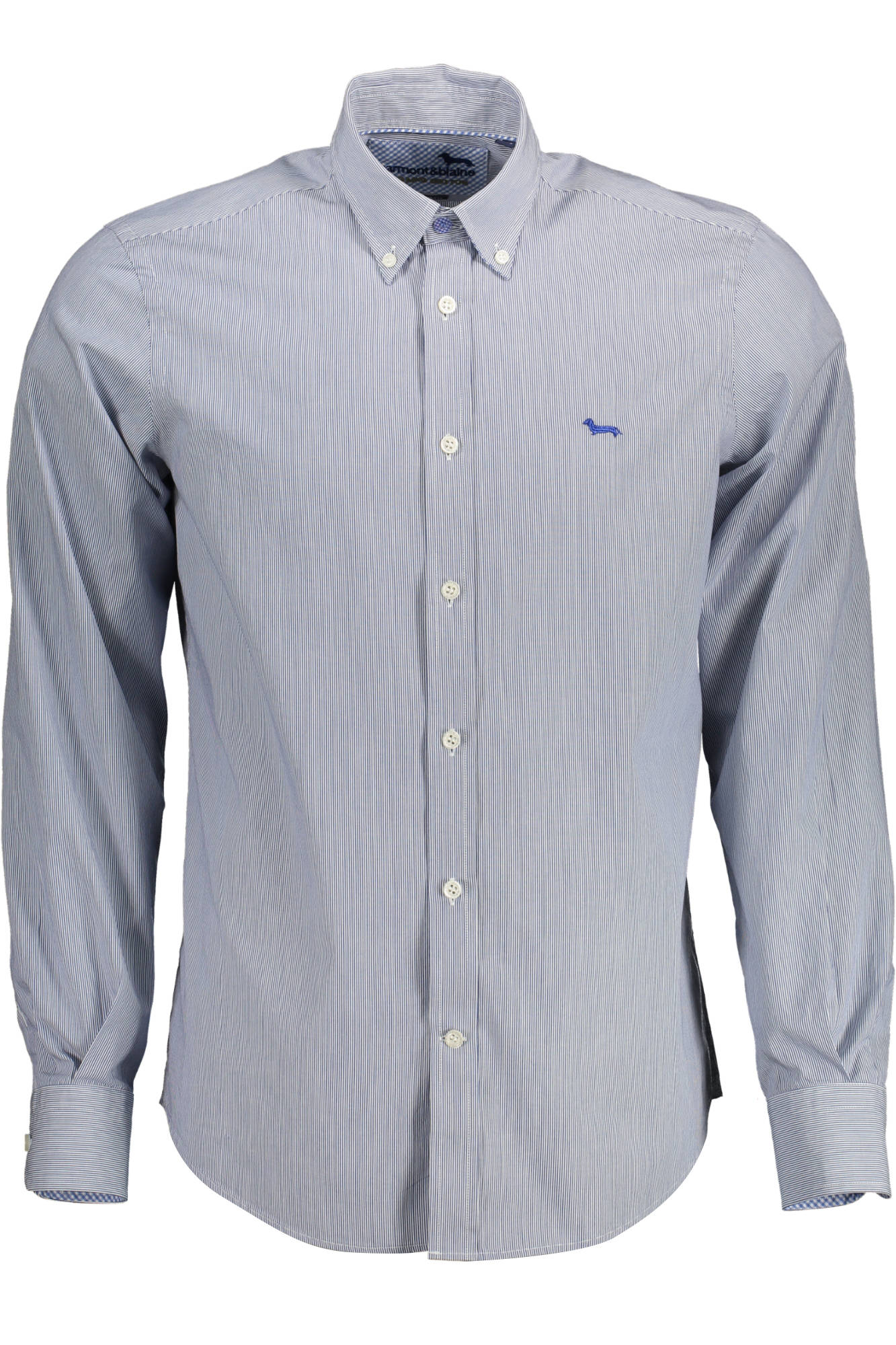 HARMONT & BLAINE CAMICIA MANICHE LUNGHE UOMO BLU