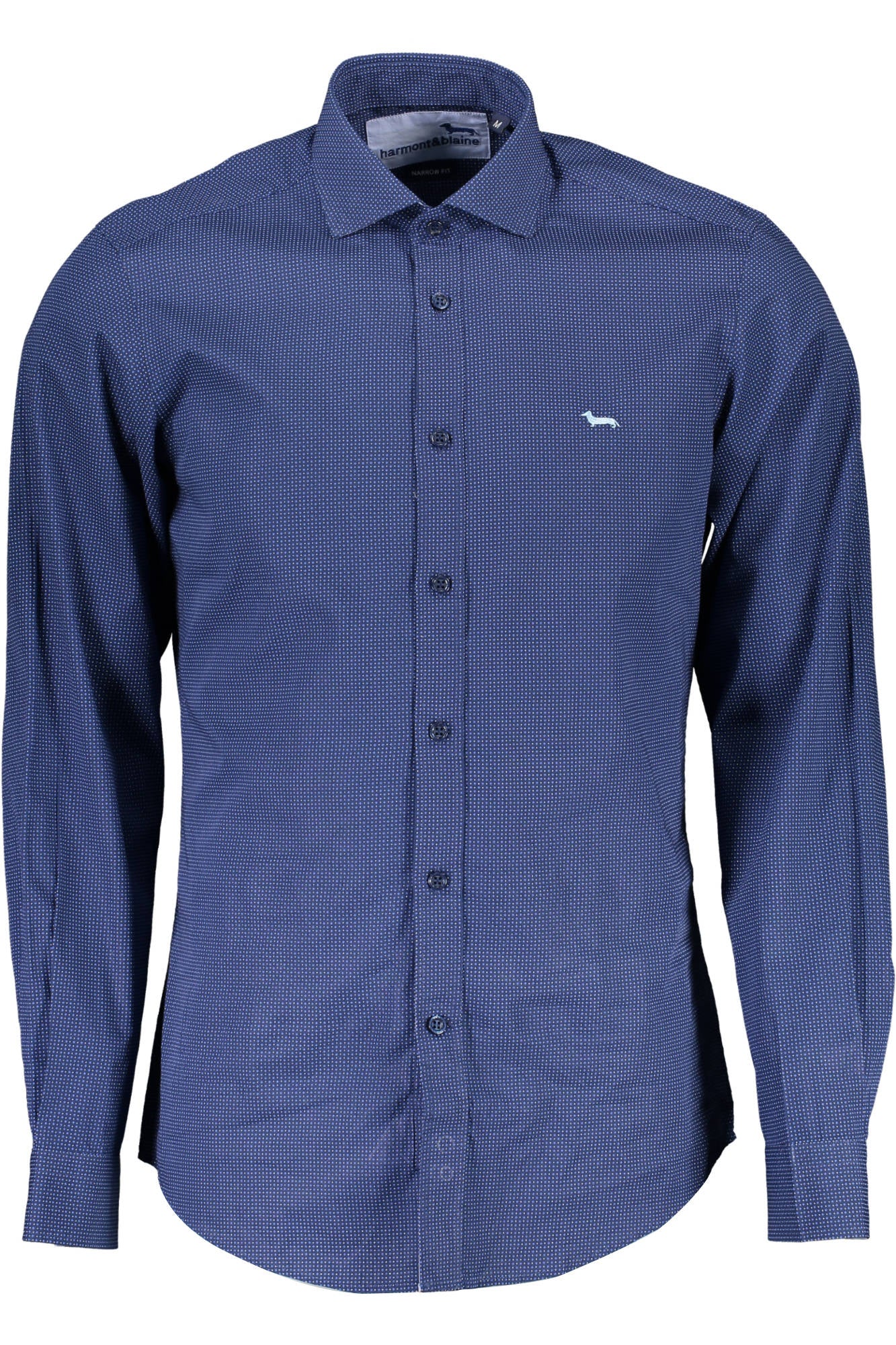 HARMONT & BLAINE CAMICIA MANICHE LUNGHE UOMO BLU