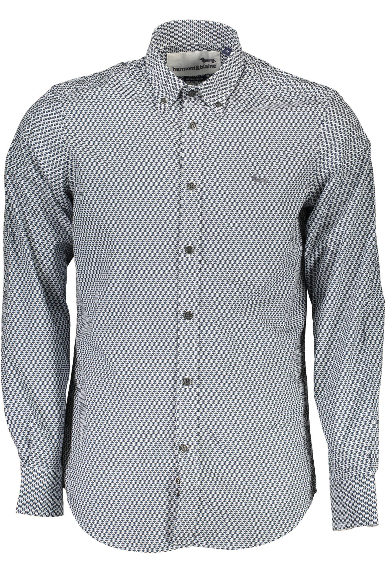 HARMONT & BLAINE CAMICIA MANICHE LUNGHE UOMO BLU
