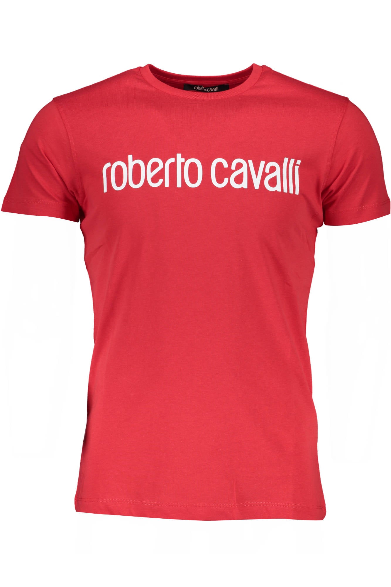 ROBERTO CAVALLI T-SHIRT MANICHE CORTE UOMO ROSSO
