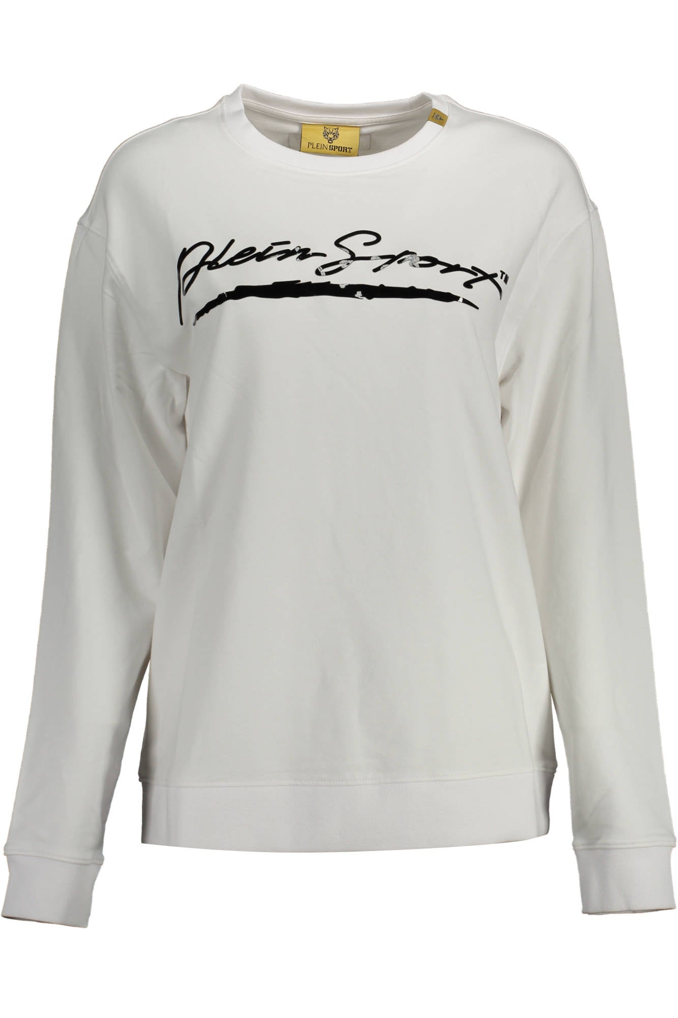 PLEIN SPORT FELPA SENZA ZIP DONNA BIANCO