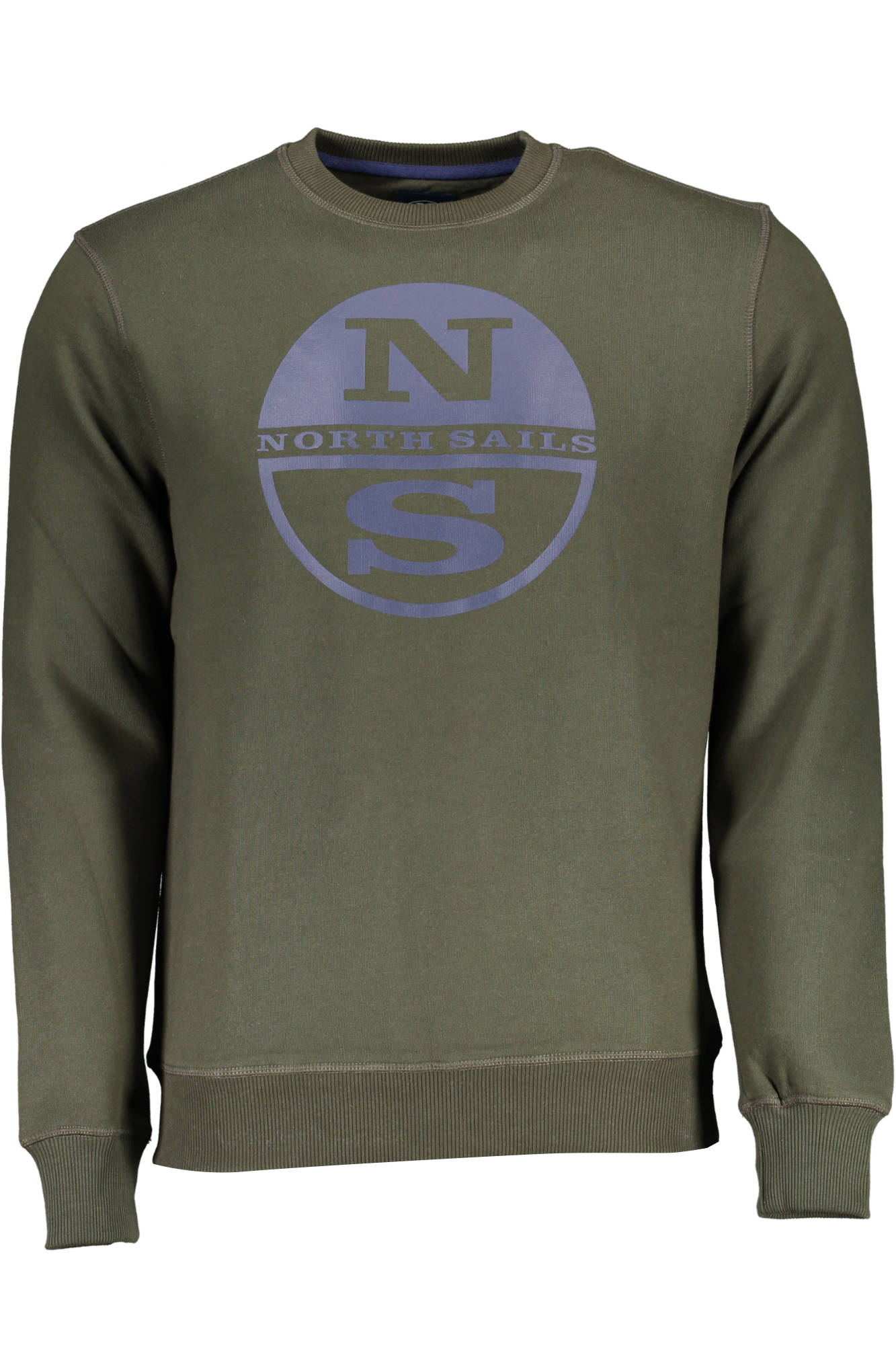 NORTH SAILS FELPA SENZA ZIP UOMO VERDE
