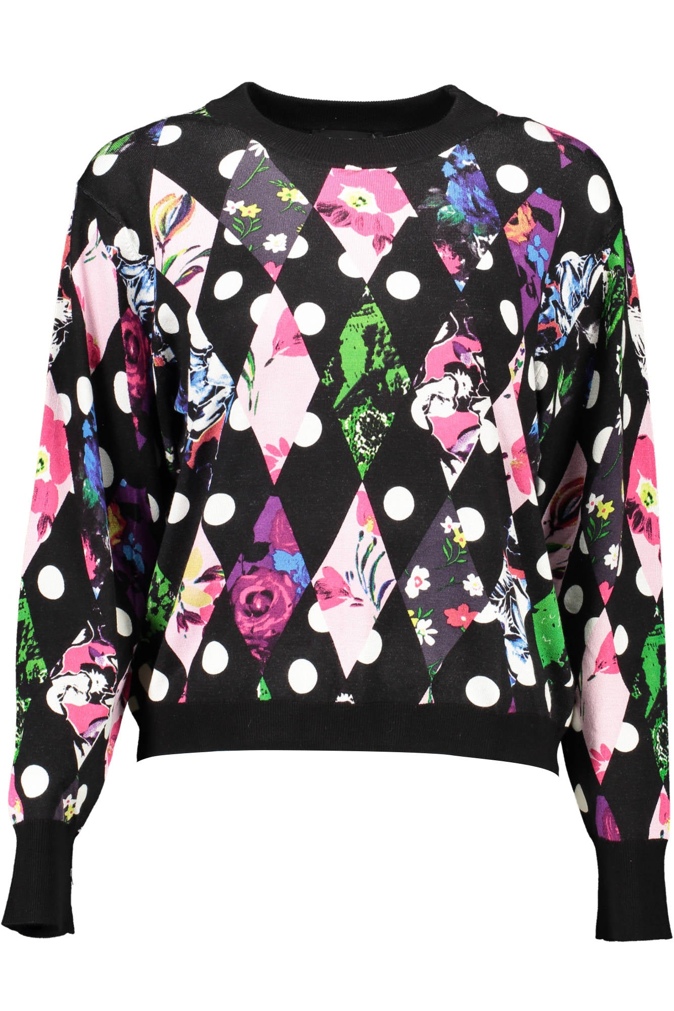 DESIGUAL MAGLIA DONNA NERO