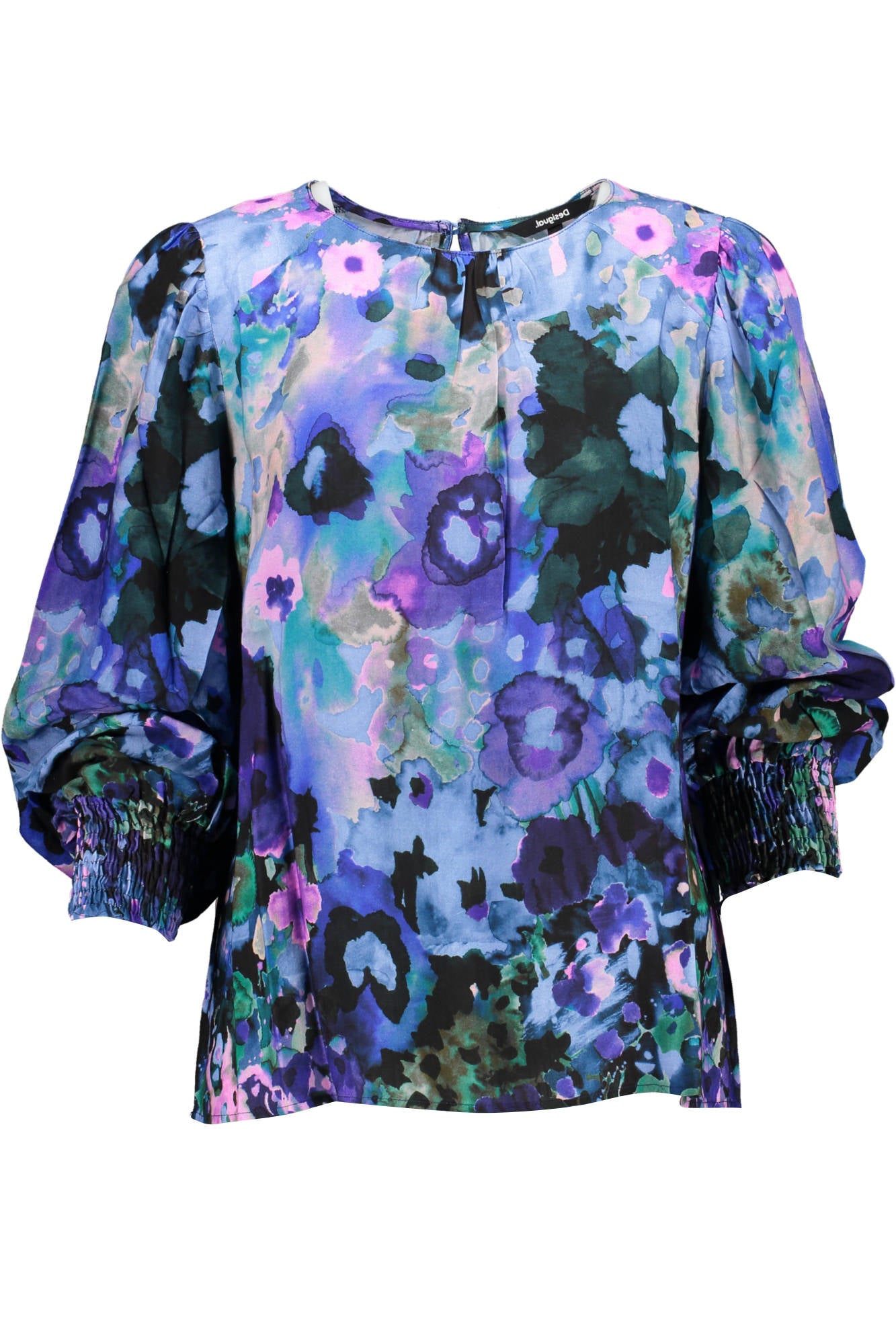 DESIGUAL MAGLIA DONNA BLU