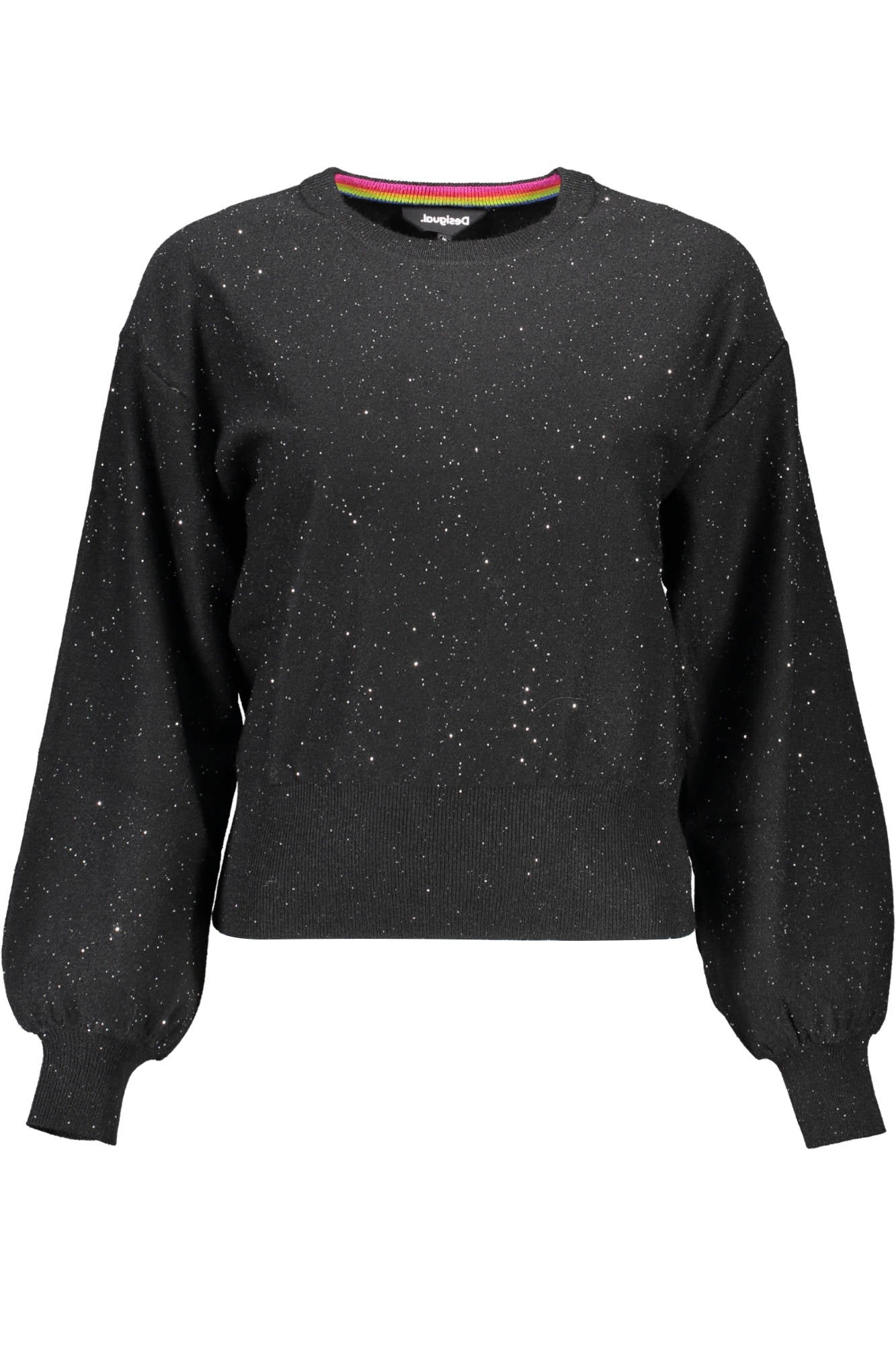 DESIGUAL MAGLIA DONNA NERO