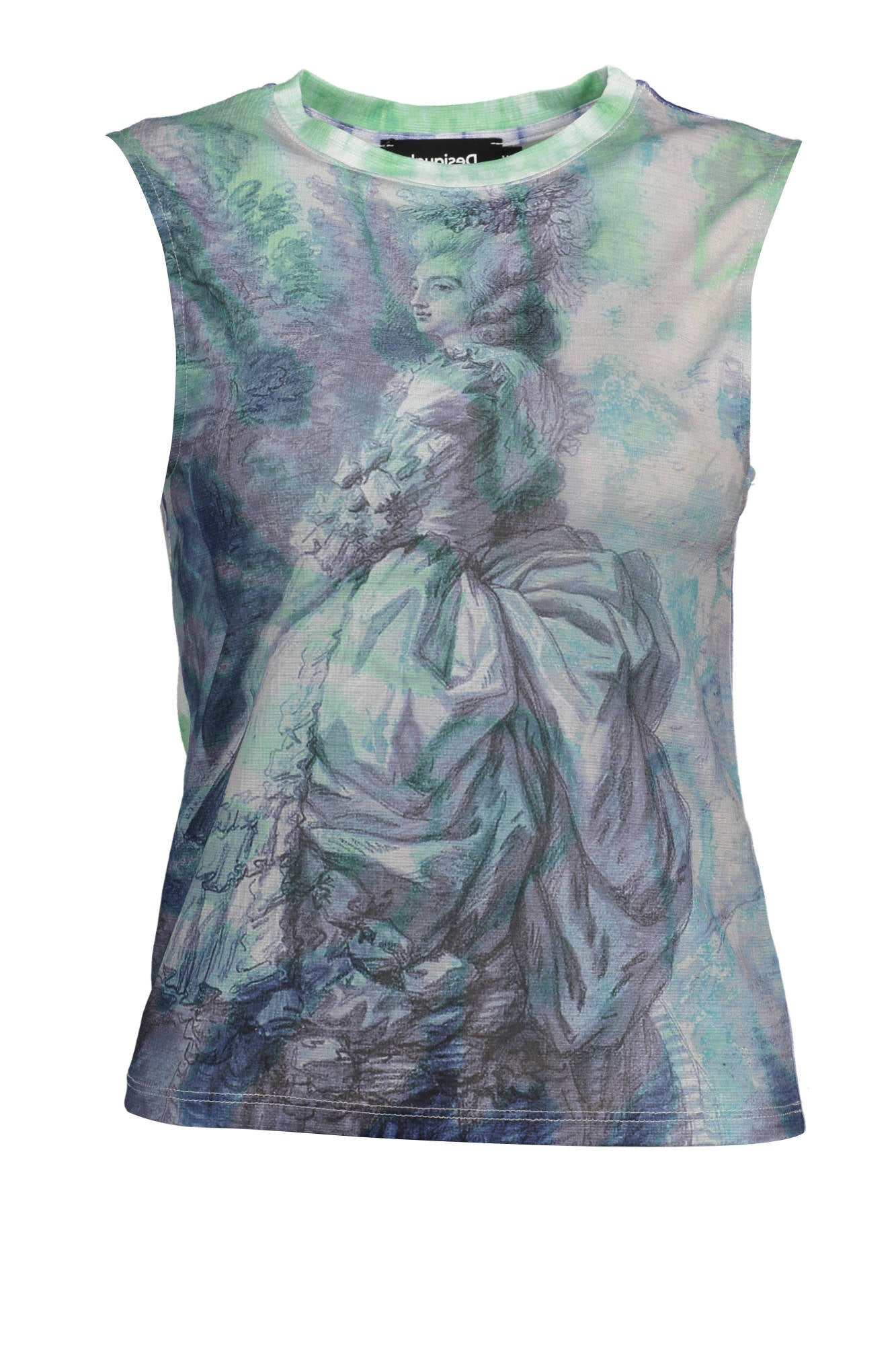 DESIGUAL CANOTTA DONNA AZZURRO