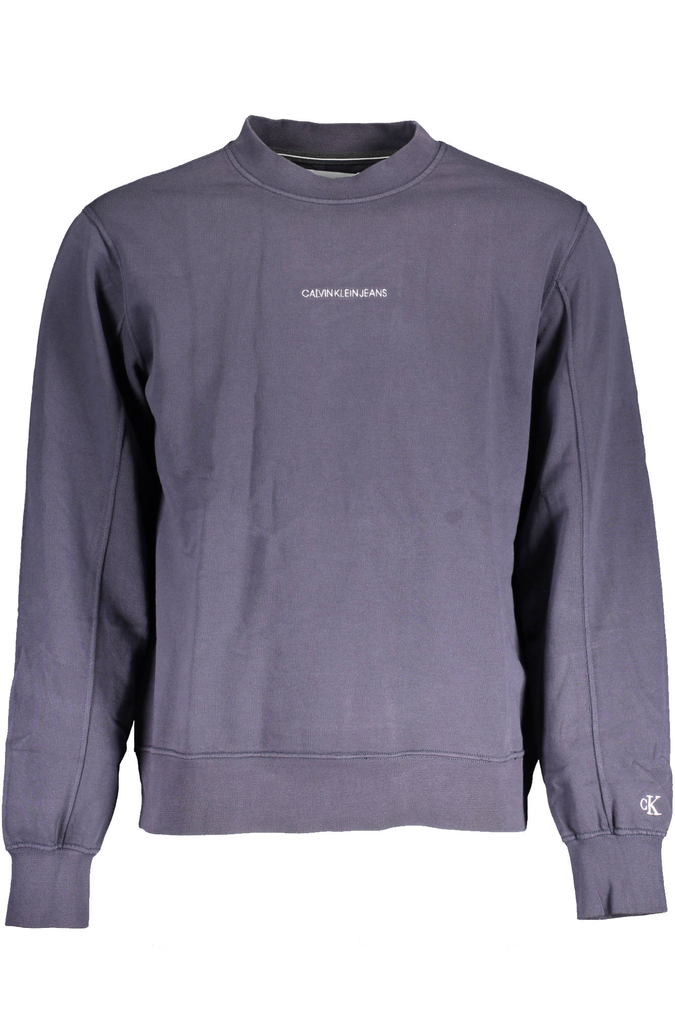 CALVIN KLEIN FELPA SENZA ZIP UOMO BLU