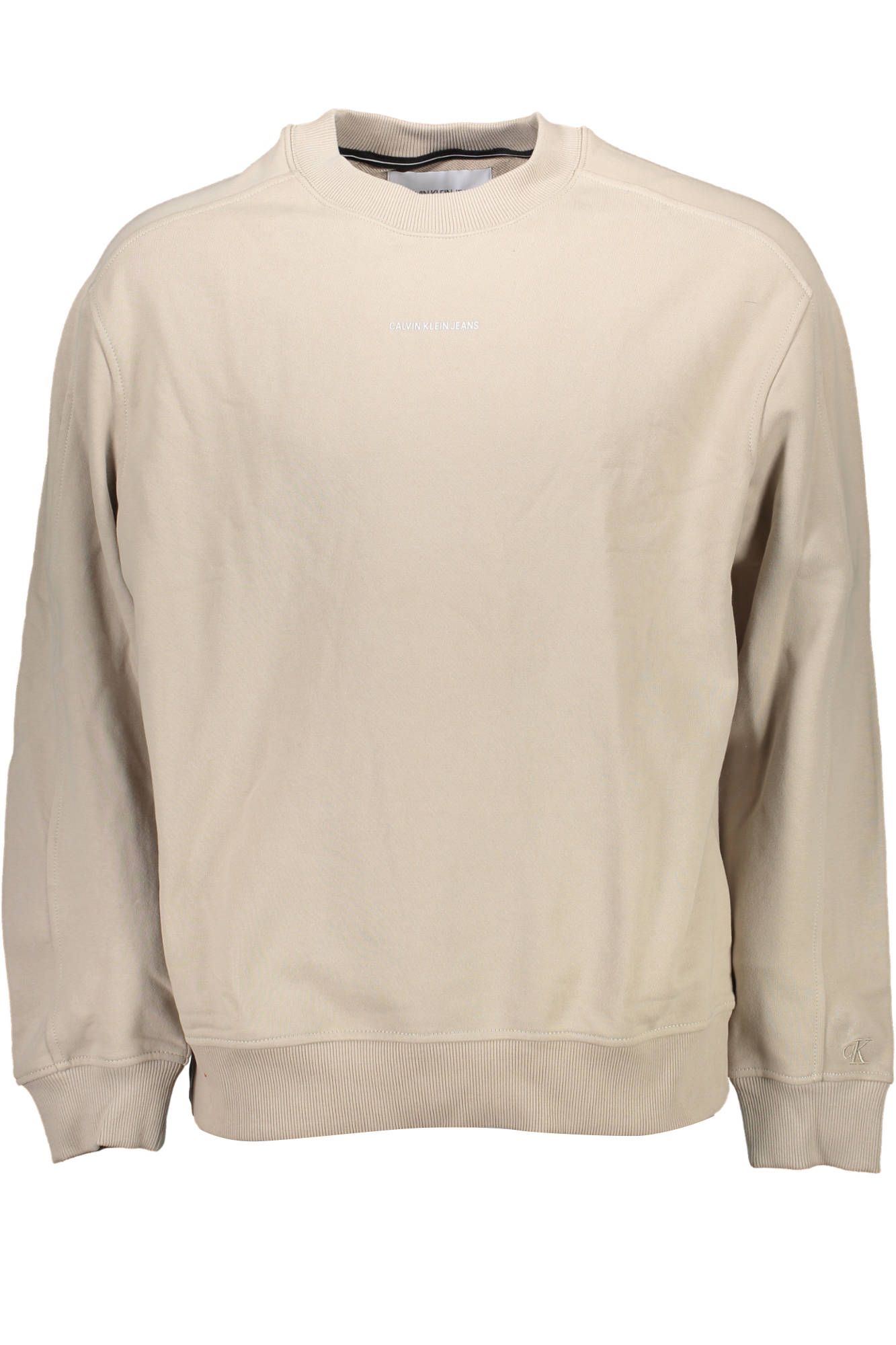 CALVIN KLEIN FELPA SENZA ZIP UOMO BEIGE