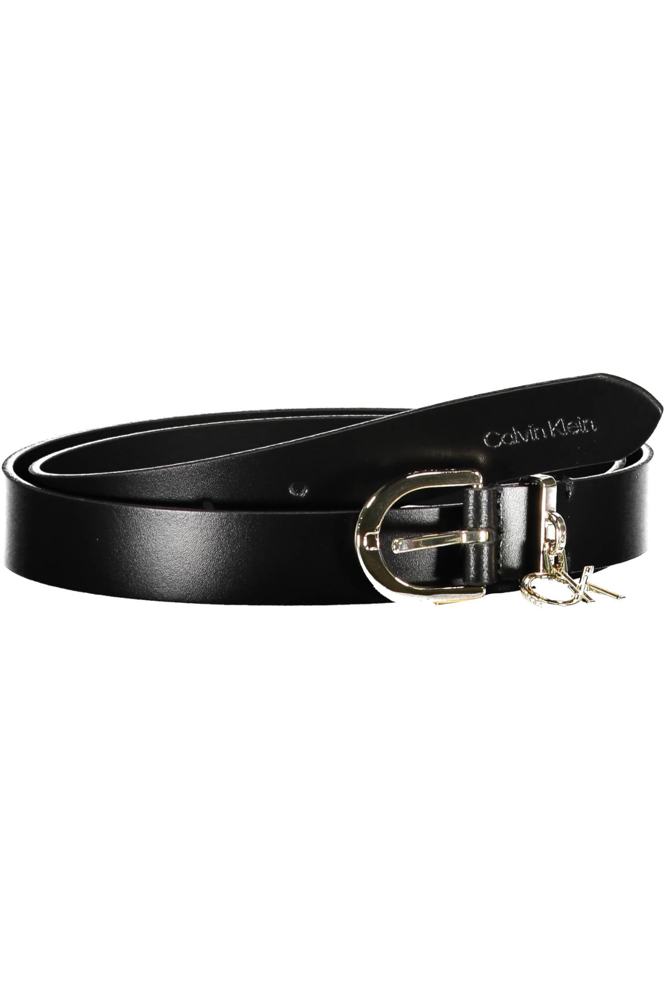 CALVIN KLEIN CINTURA IN PELLE DONNA NERO