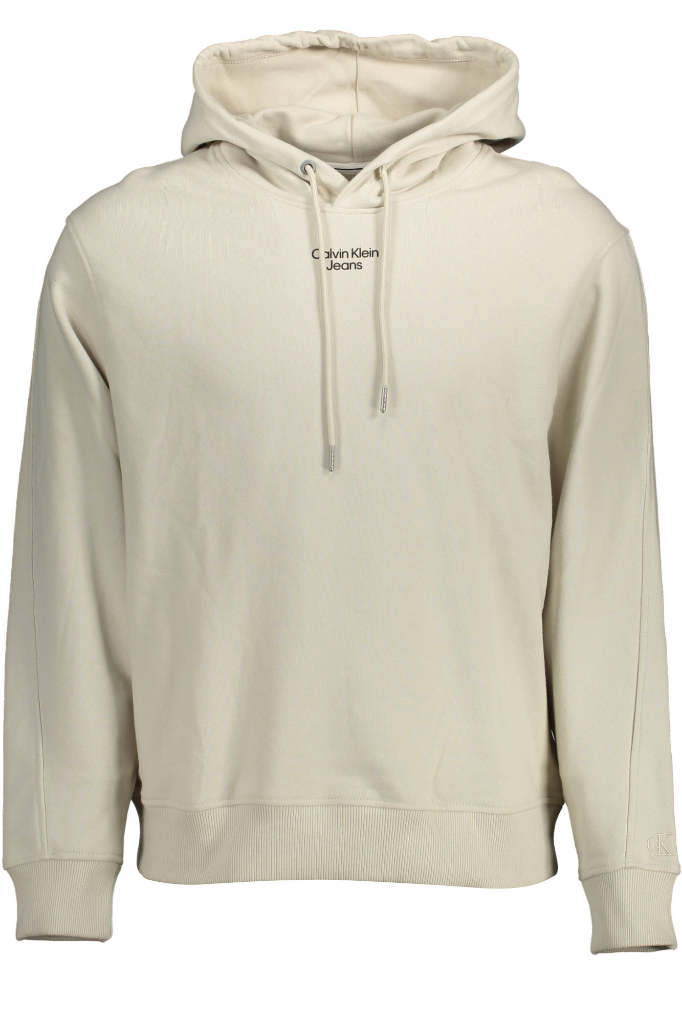 CALVIN KLEIN FELPA SENZA ZIP UOMO BEIGE