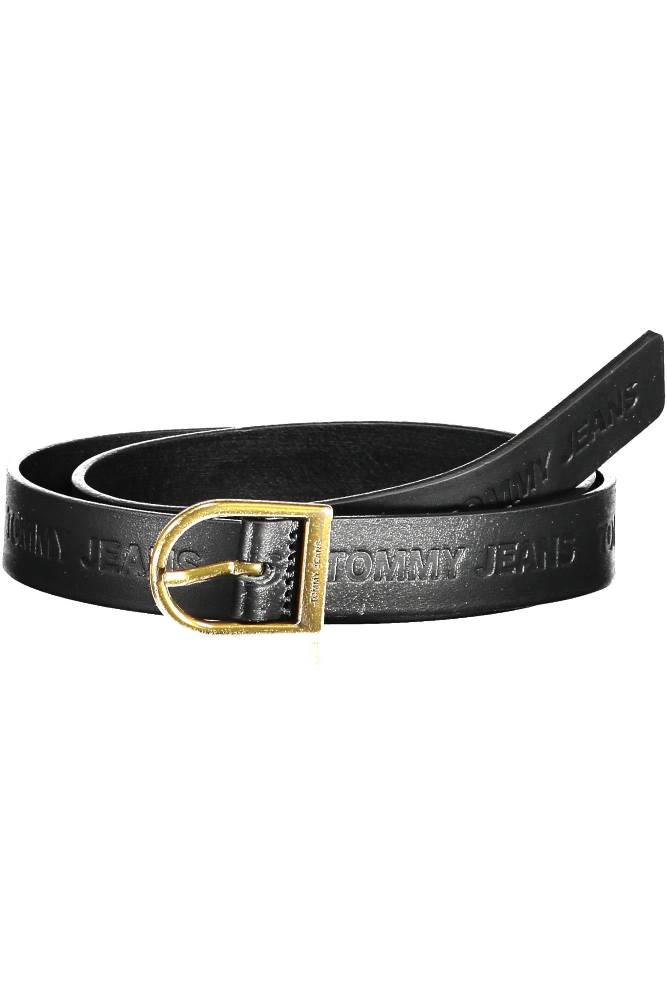 TOMMY HILFIGER CINTURA IN PELLE DONNA NERO
