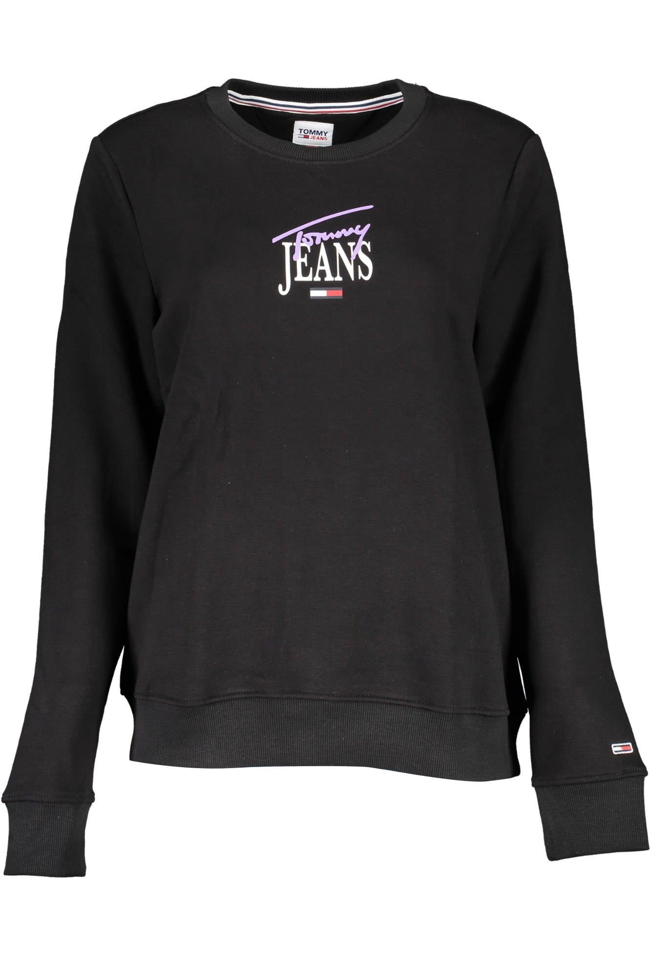 TOMMY HILFIGER FELPA SENZA ZIP DONNA NERO