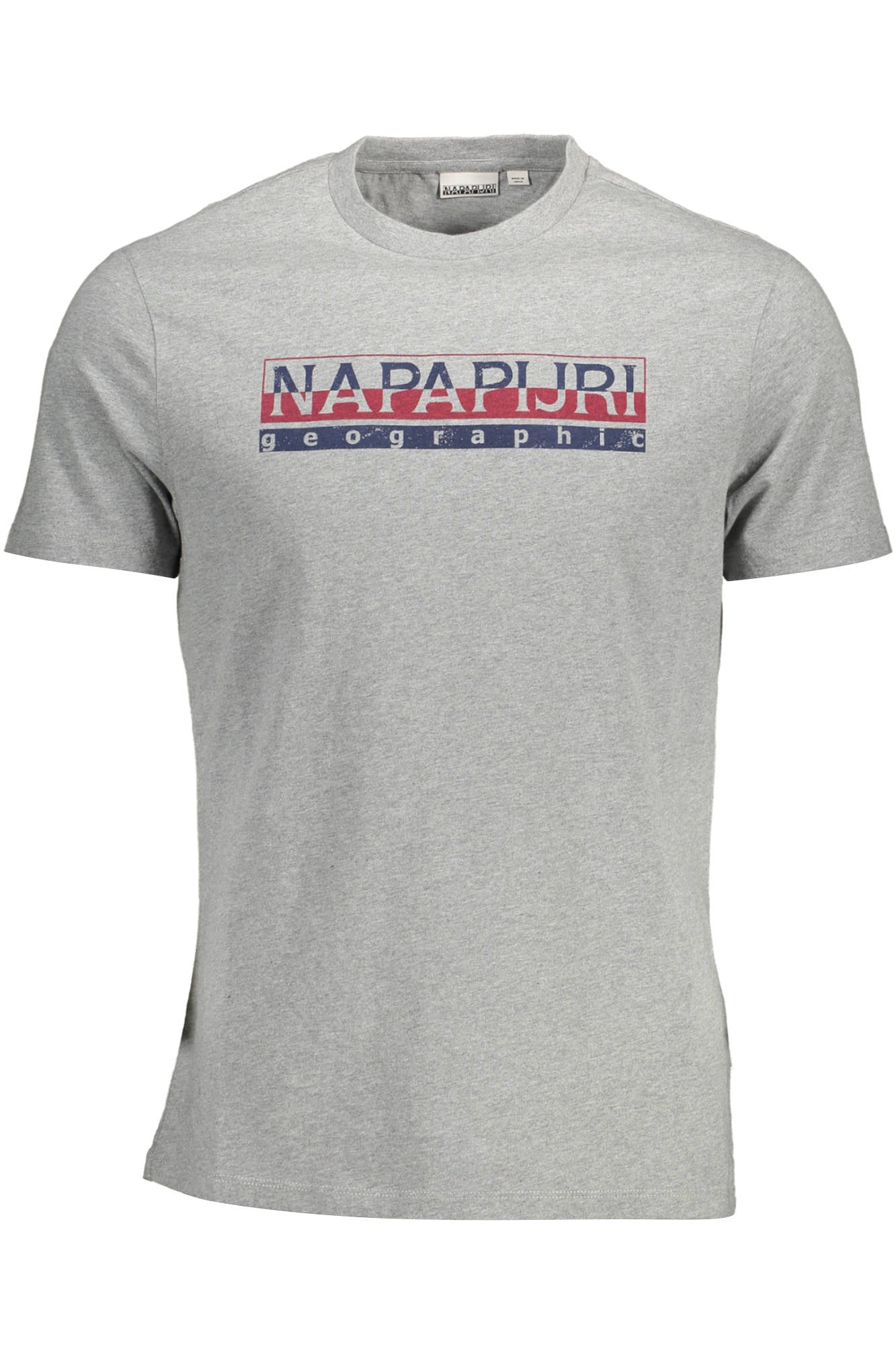 NAPAPIJRI T-SHIRT MANICHE CORTE UOMO GRIGIO