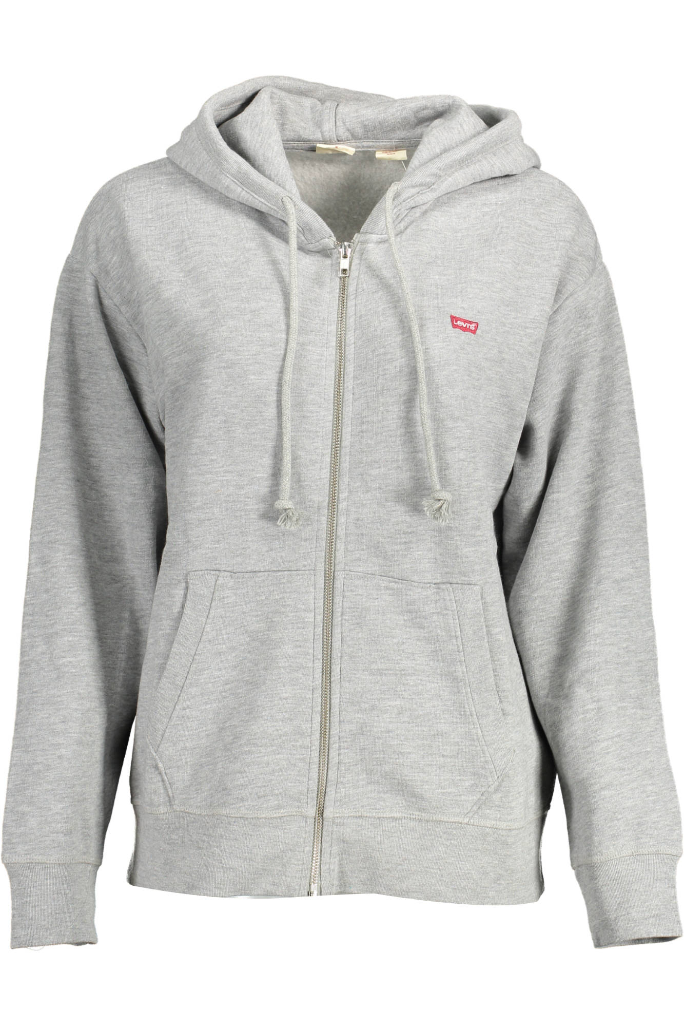 LEVI'S FELPA CON ZIP DONNA GRIGIO