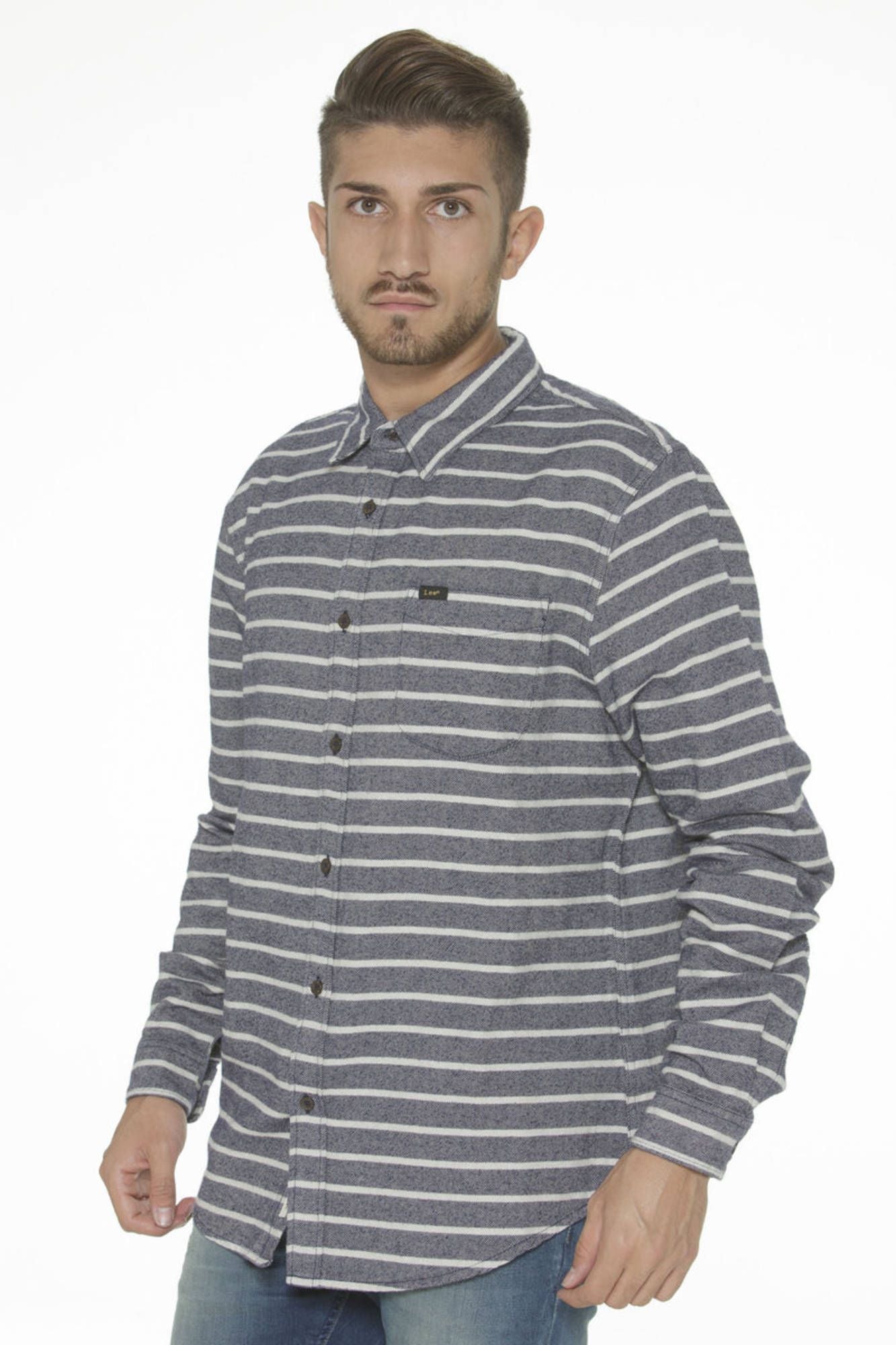 LEE CAMICIA MANICHE LUNGHE UOMO BLU