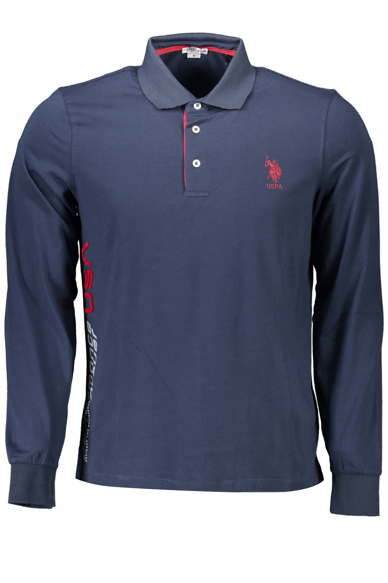 U.S. POLO POLO MANICHE LUNGHE UOMO BLU