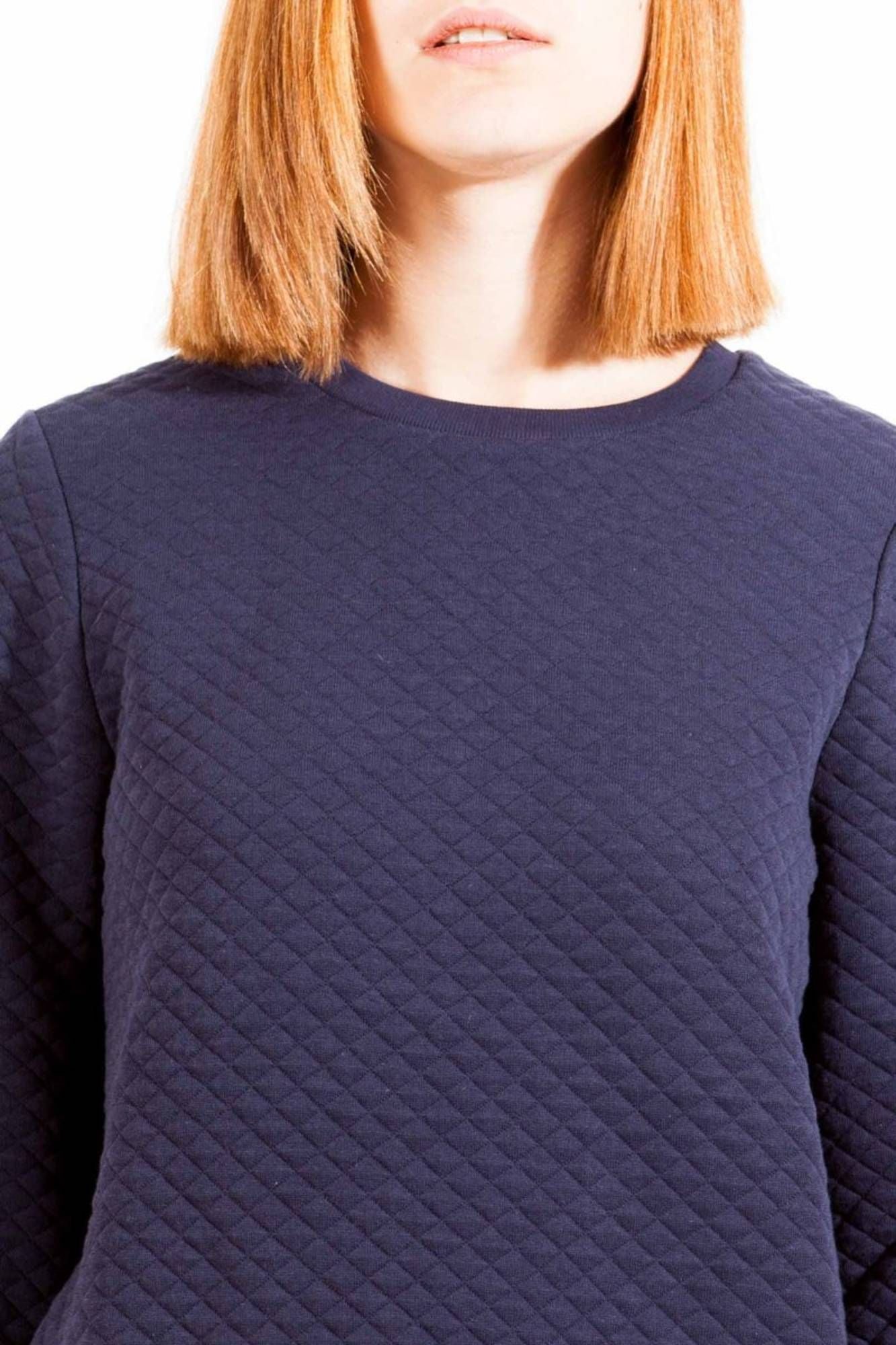 GANT FELPA SENZA ZIP DONNA BLU