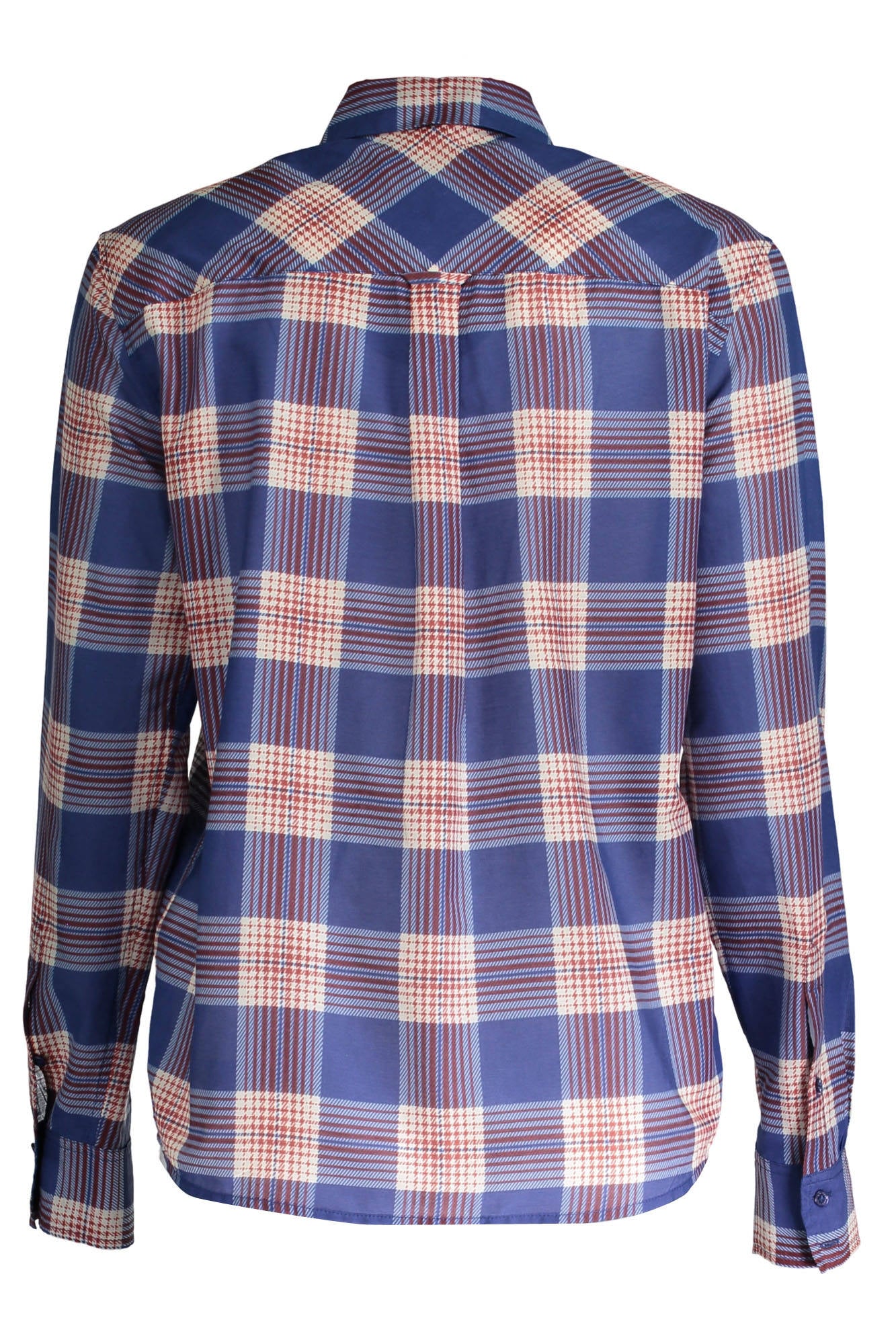 GANT CAMICIA MANICHE LUNGHE DONNA BLU