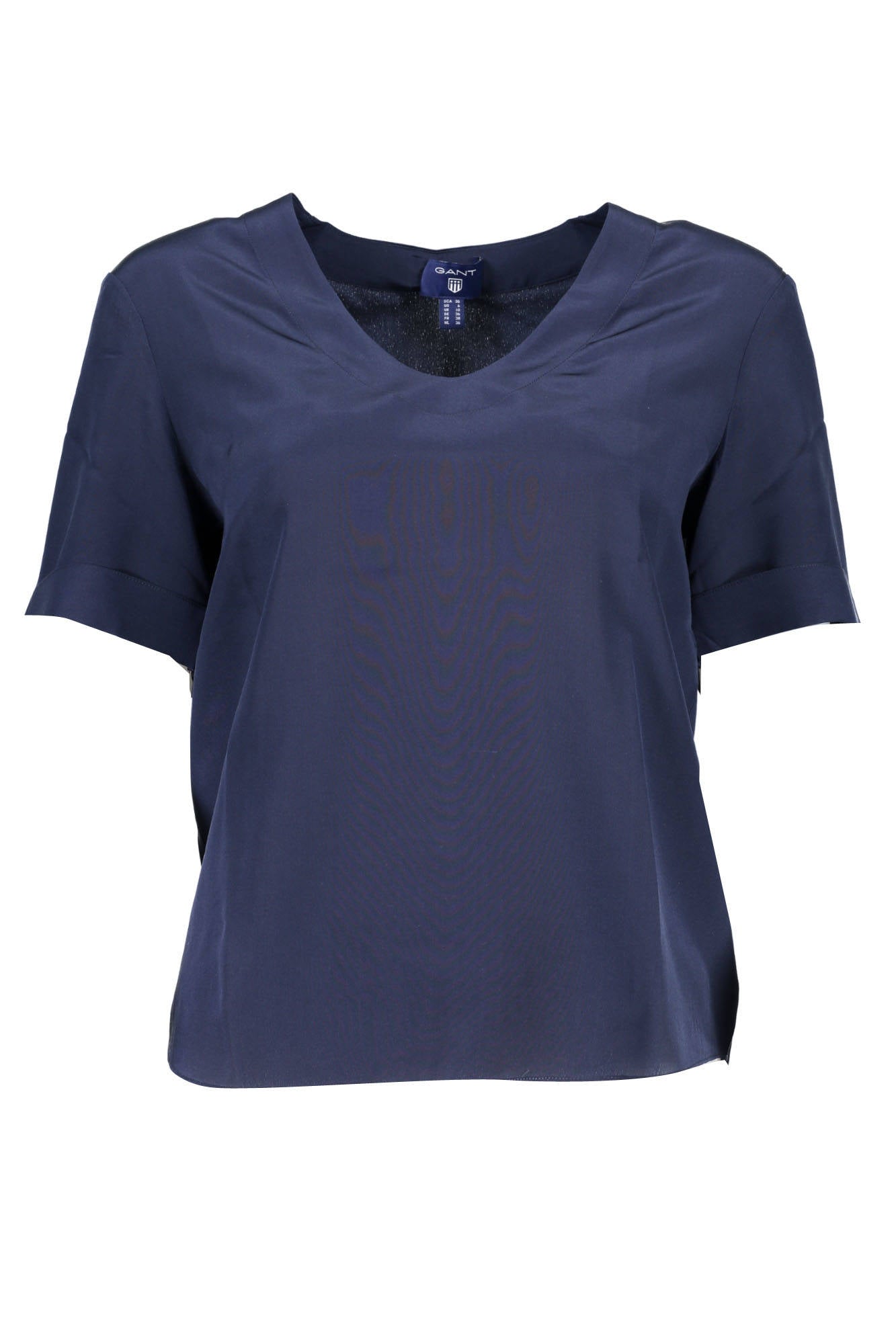 GANT T-SHIRT MANICHE CORTE DONNA BLU